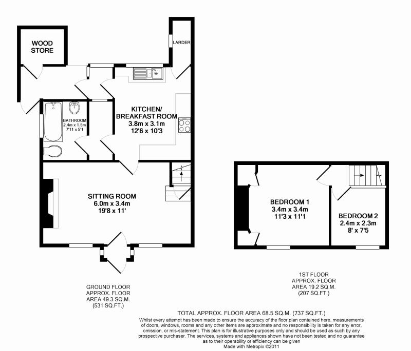 2 Bedrooms Cottage to rent in School Lane, Shipton Oliffe, Cheltenham GL54