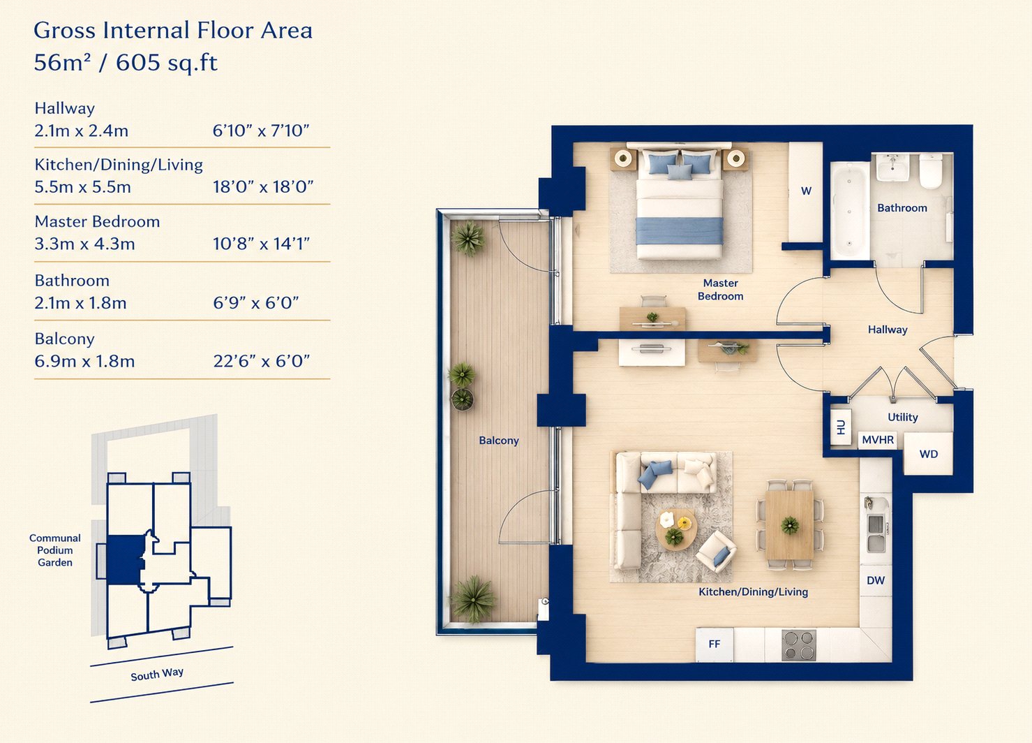 South Way, Wembley floorplan