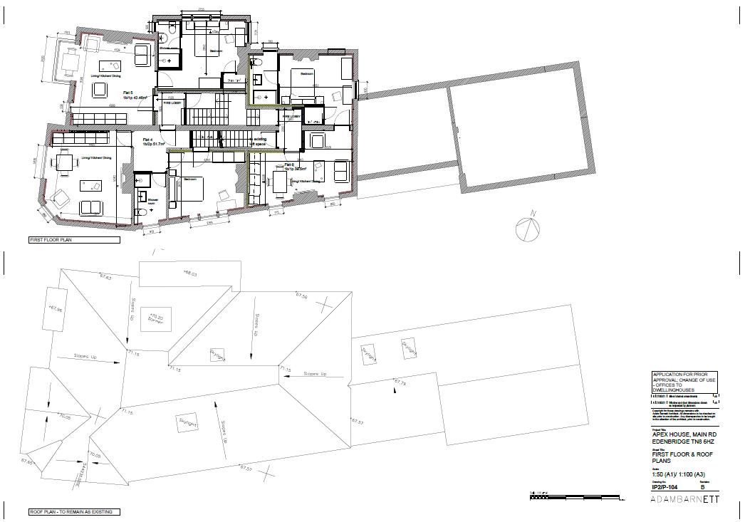 Flat 3 Apex House, Main Road, Marlpit Hill, Edenbridge, Kent Tn8, 1 