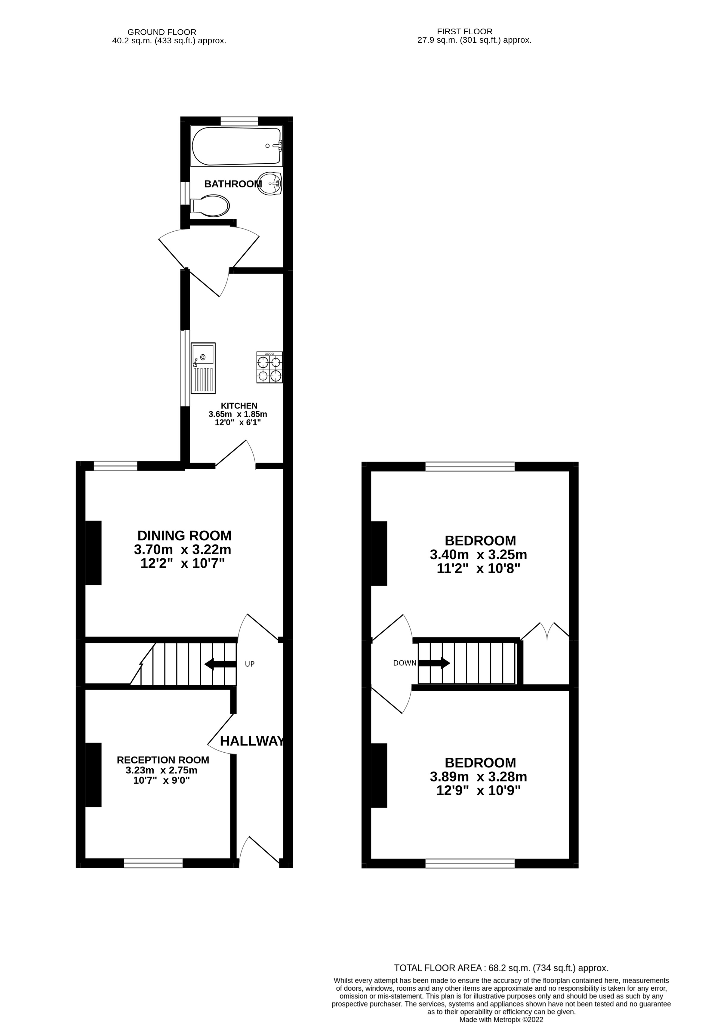 Addington Road, Croydon CR0, 2 bedroom terraced house for sale