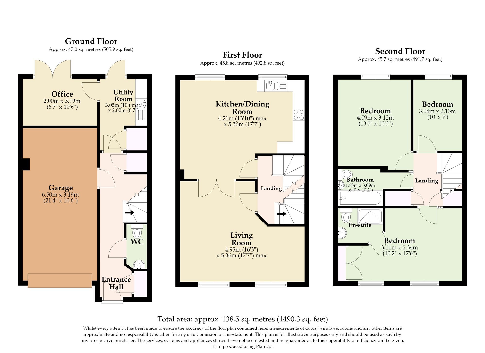 12 Overstrand Way, Norwich floorplan