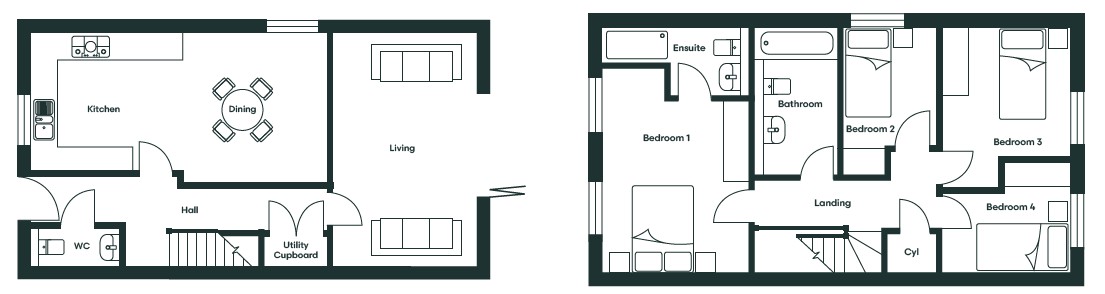 The Harvest, Old Main Road, Nottingham floorplan
