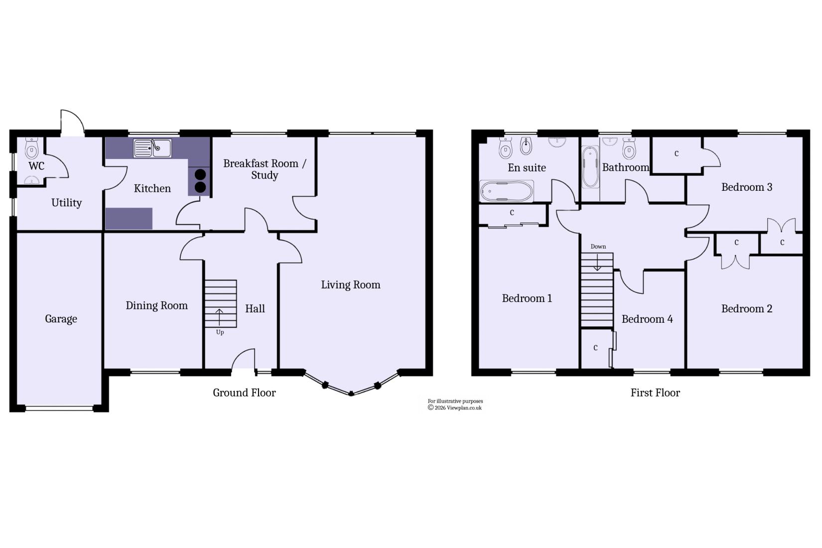 5, Porlock Drive, Sully floorplan