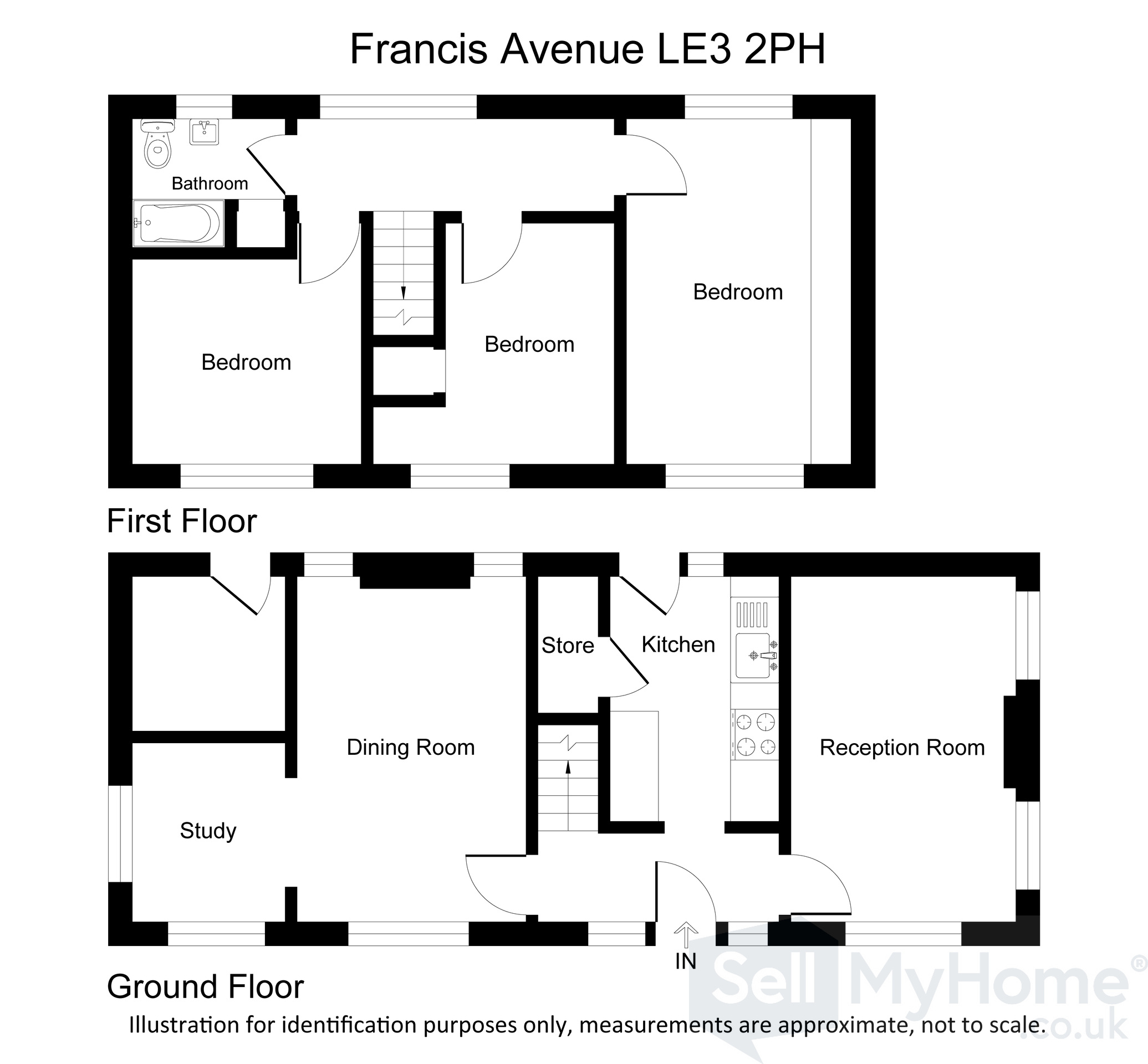 42 Francis Avenue, Leicester floorplan