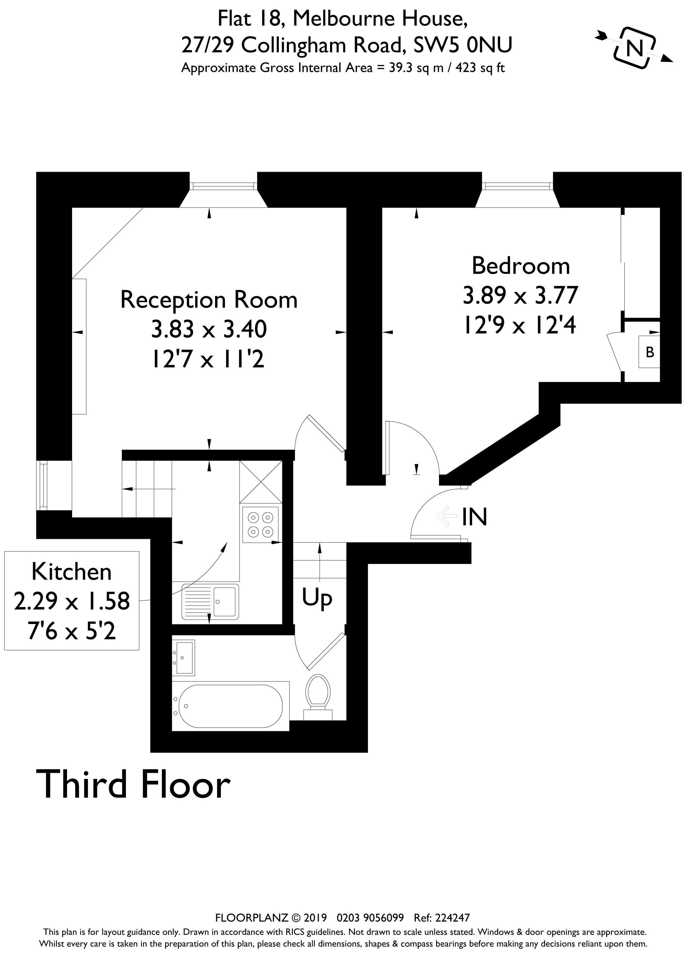 1 Bedrooms Flat to rent in Collingham Road, South Kensington SW5