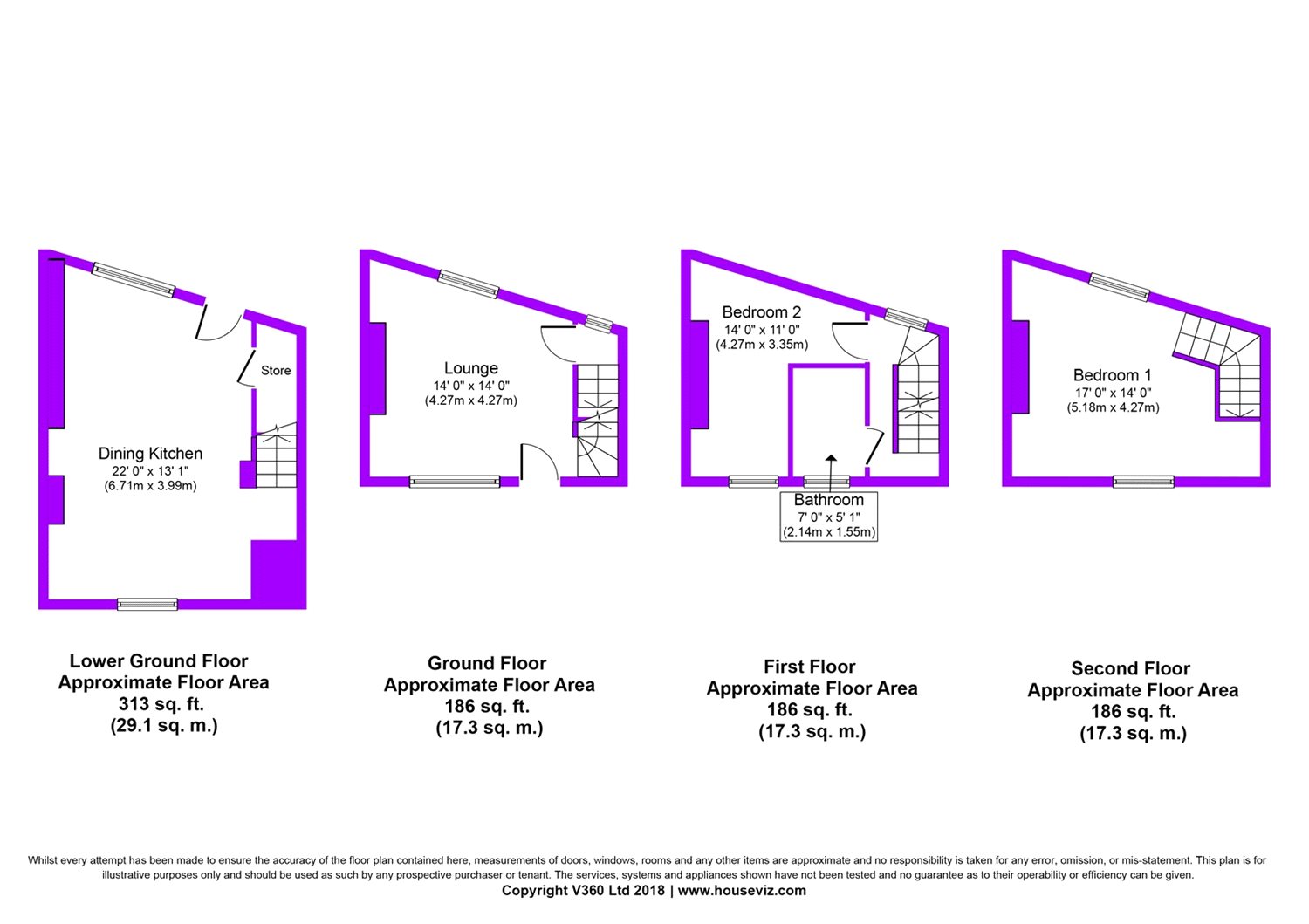 2 Bedrooms Terraced house to rent in Devonshire Street West, Keighley, West Yorkshire BD21