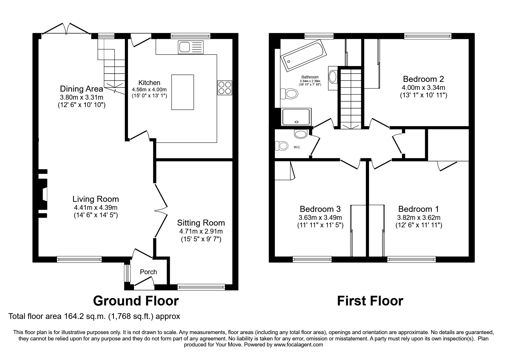 5, Queens Park, Wigton floorplan