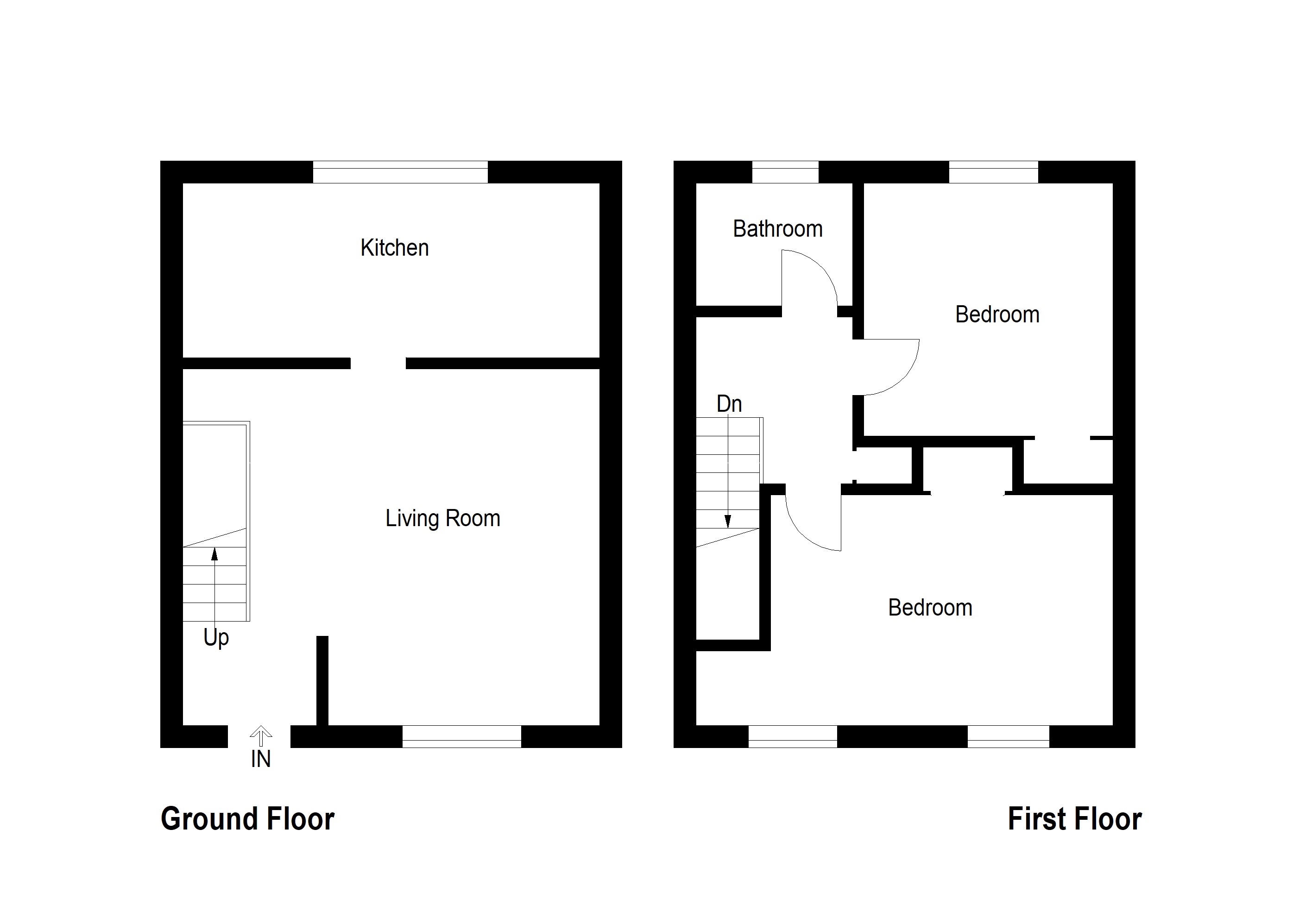 2 Bedrooms Terraced house for sale in Willoughby Street, Muthill, Crieff PH5