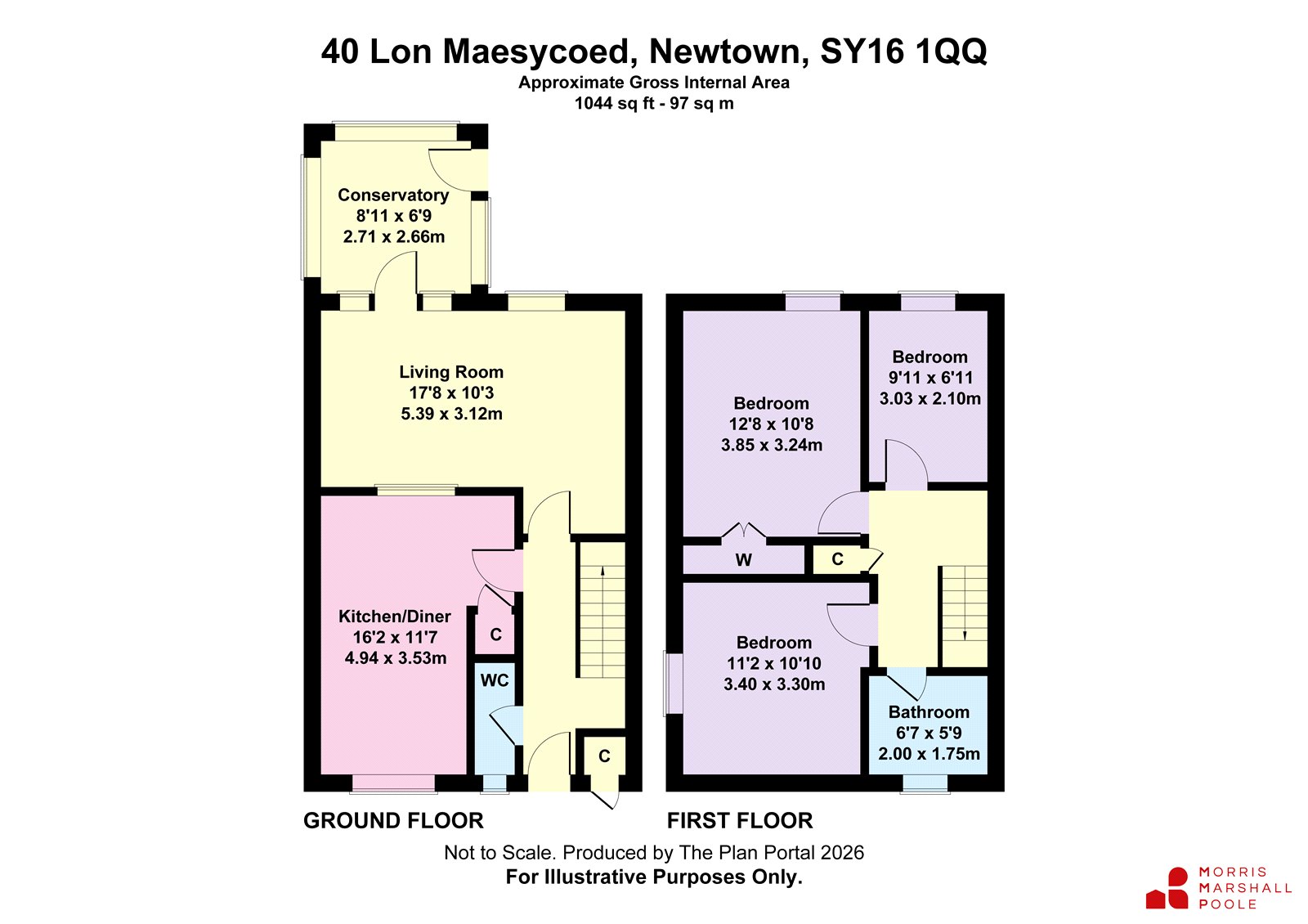 40, Lon Maesycoed, Powys floorplan