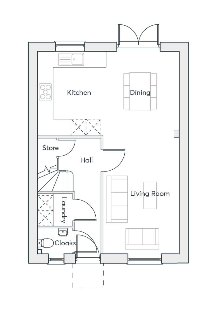 "The Edwena" at Norton Road, Broomhall, Worcester WR5, 3 bedroom