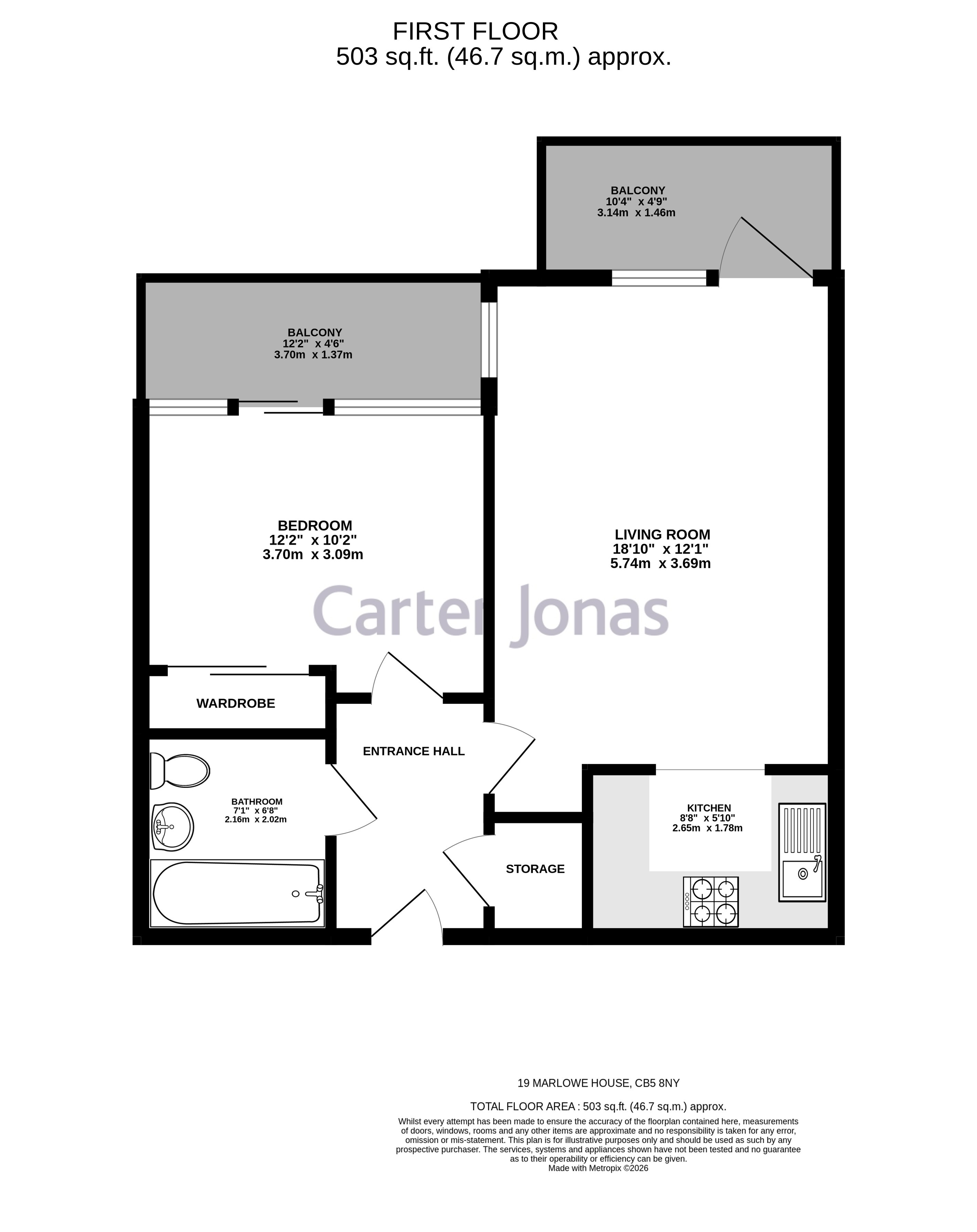Marlowe House, Cambridge floorplan