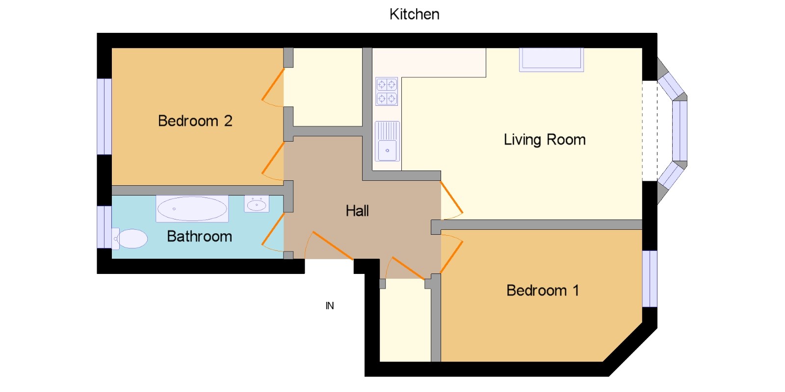 2 Bedrooms Flat for sale in Bishop Street, Rothesay, Isle Of Bute PA20