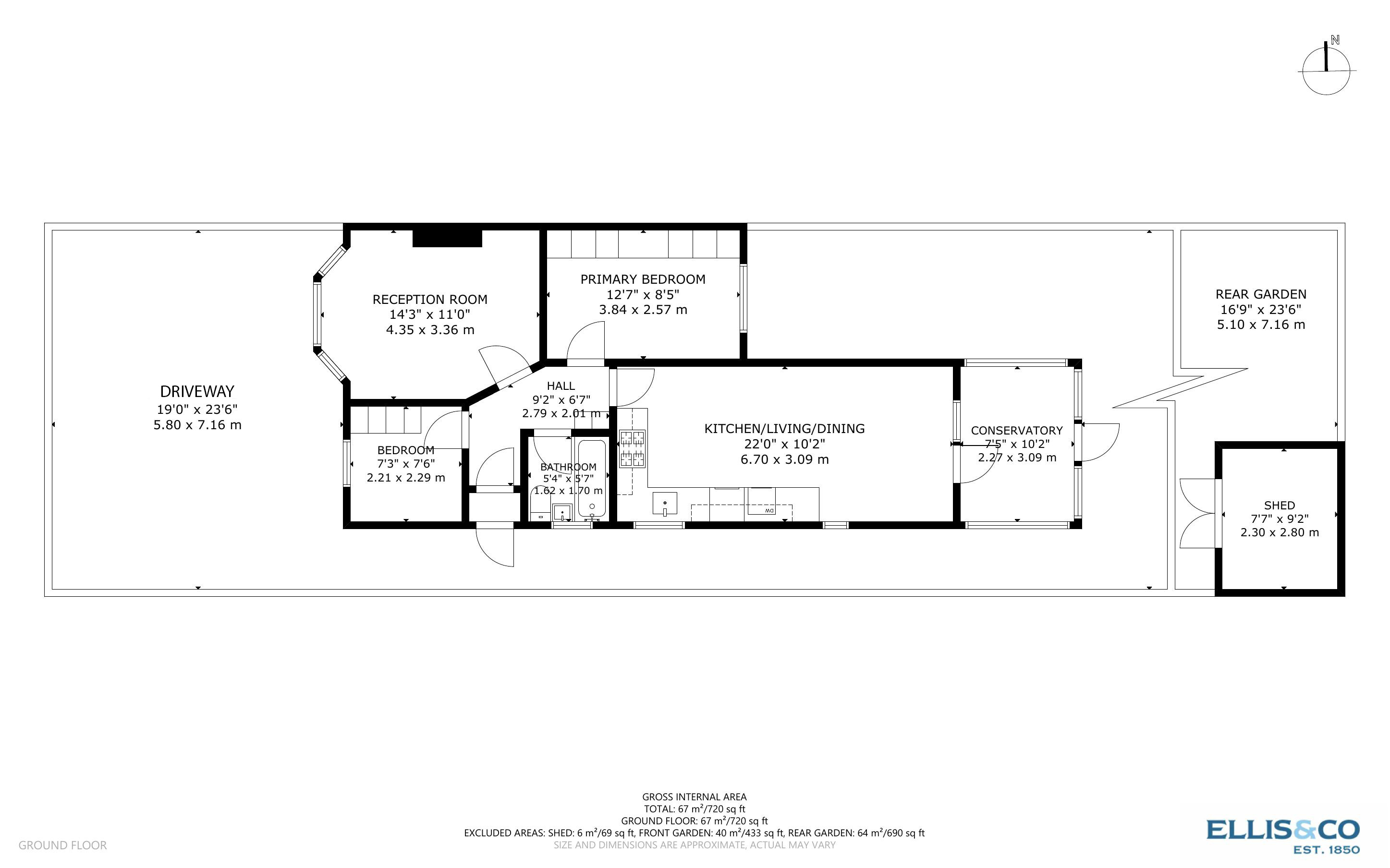 106, Eastmead Avenue, Greenford floorplan