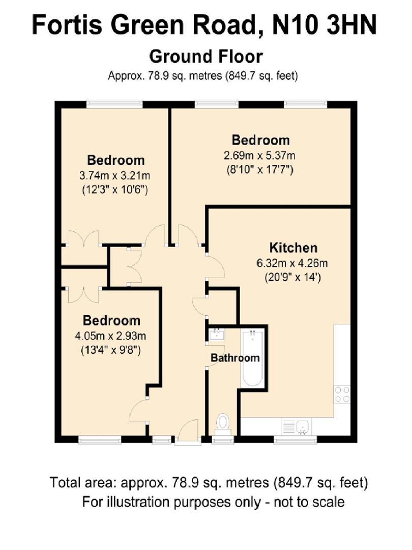 Fortis Green Road, London floorplan