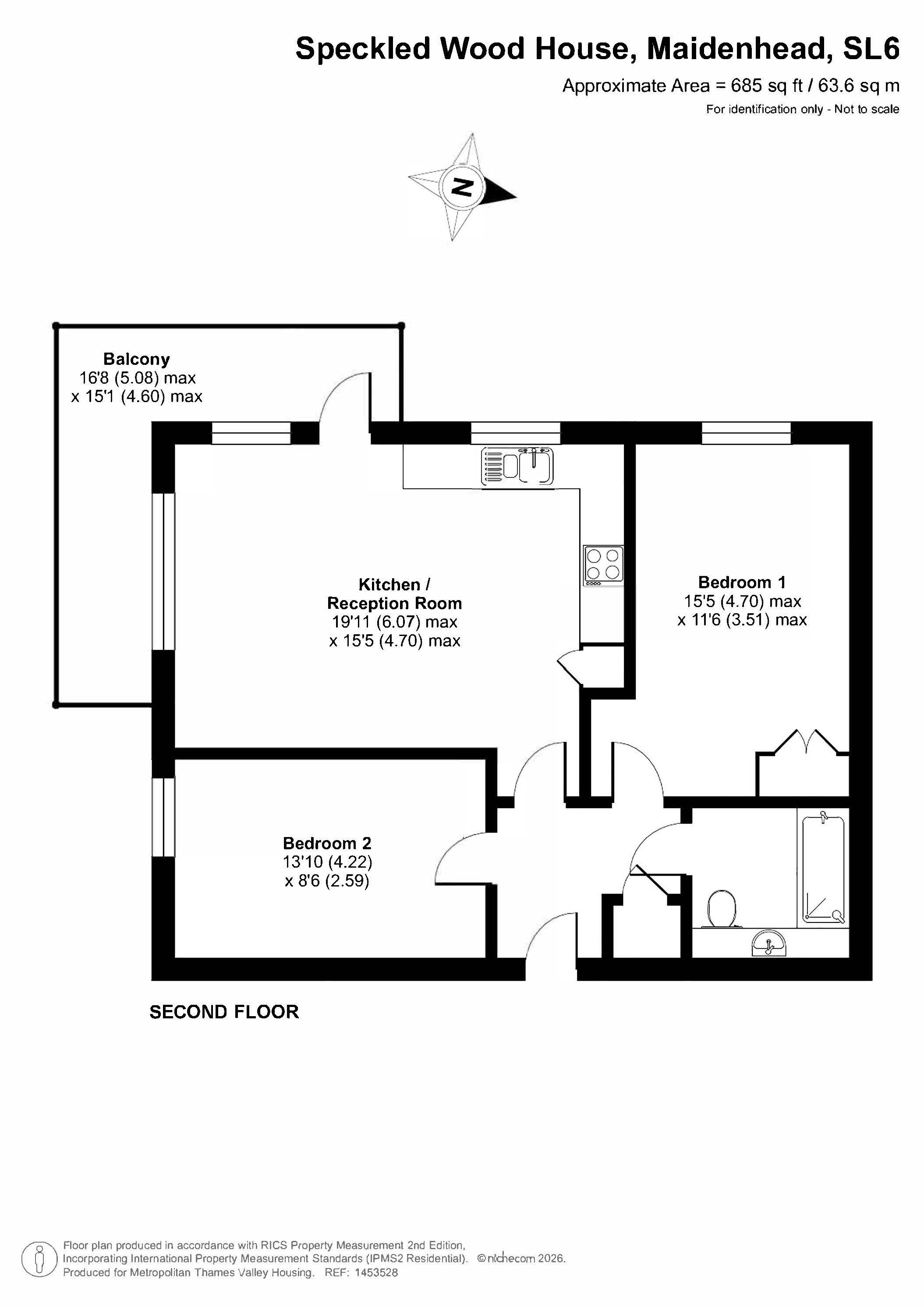 Speckled Wood House Vicus Way, Maidenhead floorplan
