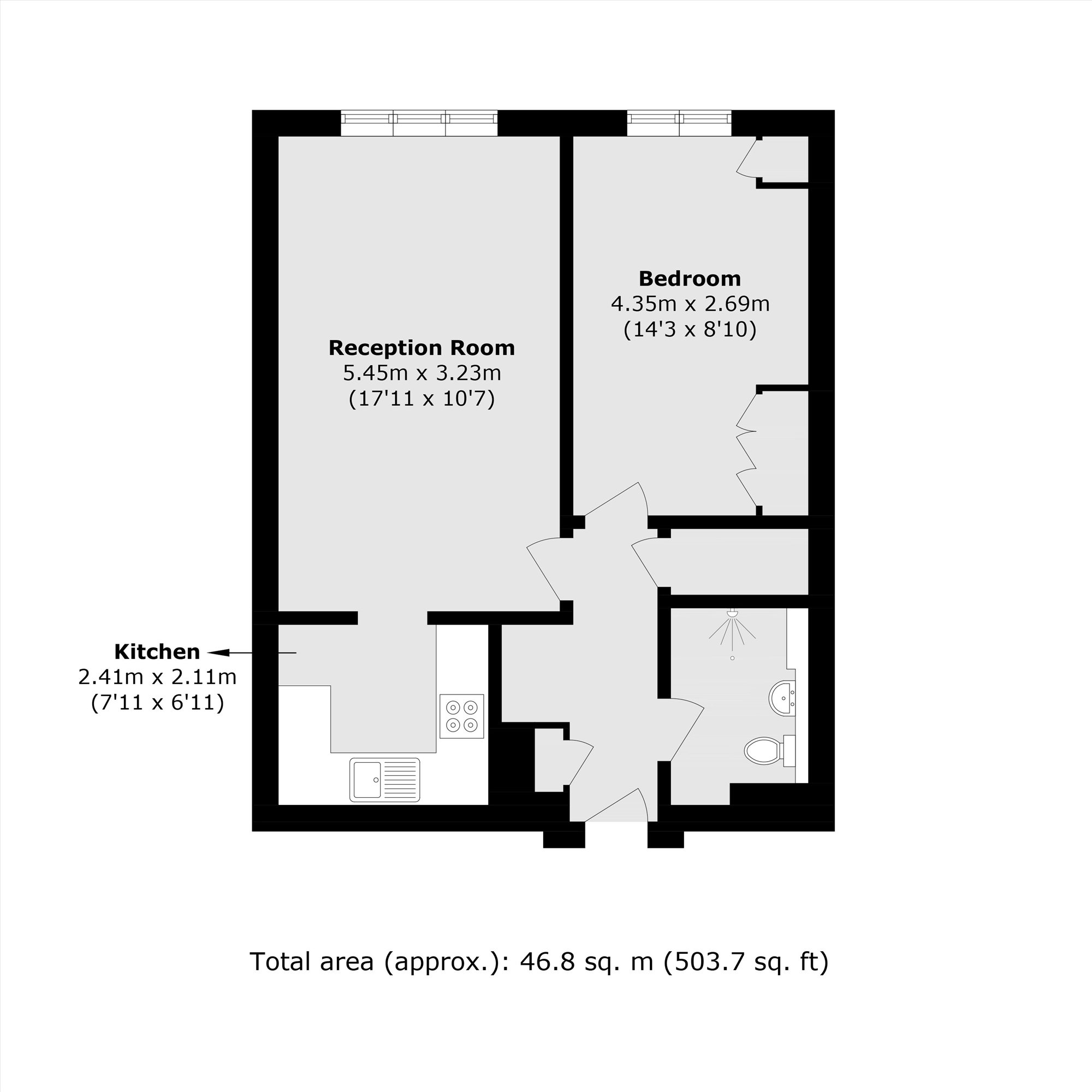 Flat 28, The Greenwoods, 19, Sherwood Road, Harrow floorplan