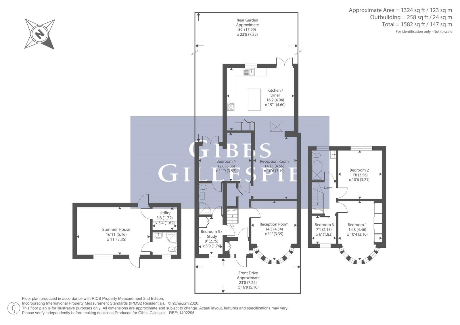 25, Ravenswood Crescent, Harrow floorplan