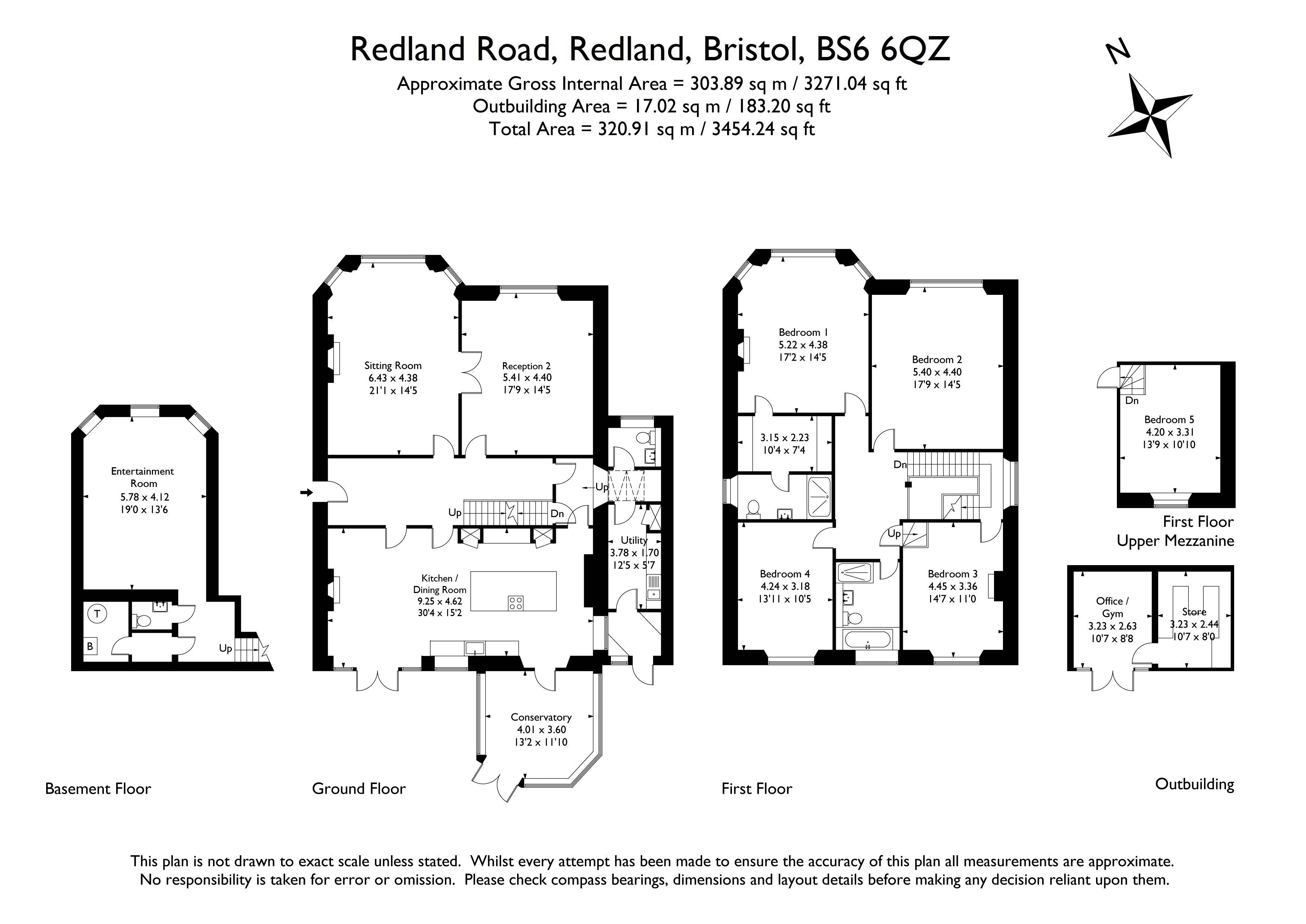 Chester House, 90, Redland Road, Bristol floorplan