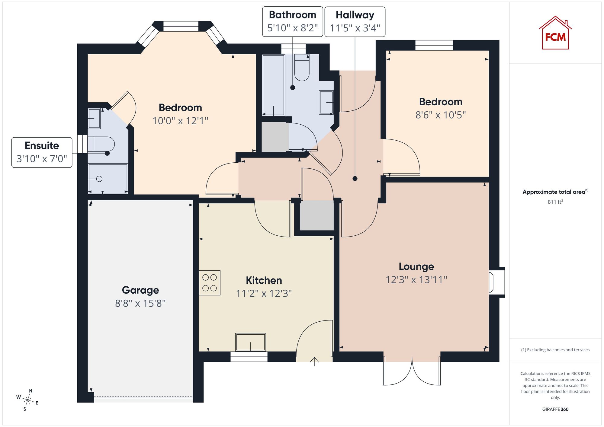 11 Hazelgrove, Workington floorplan