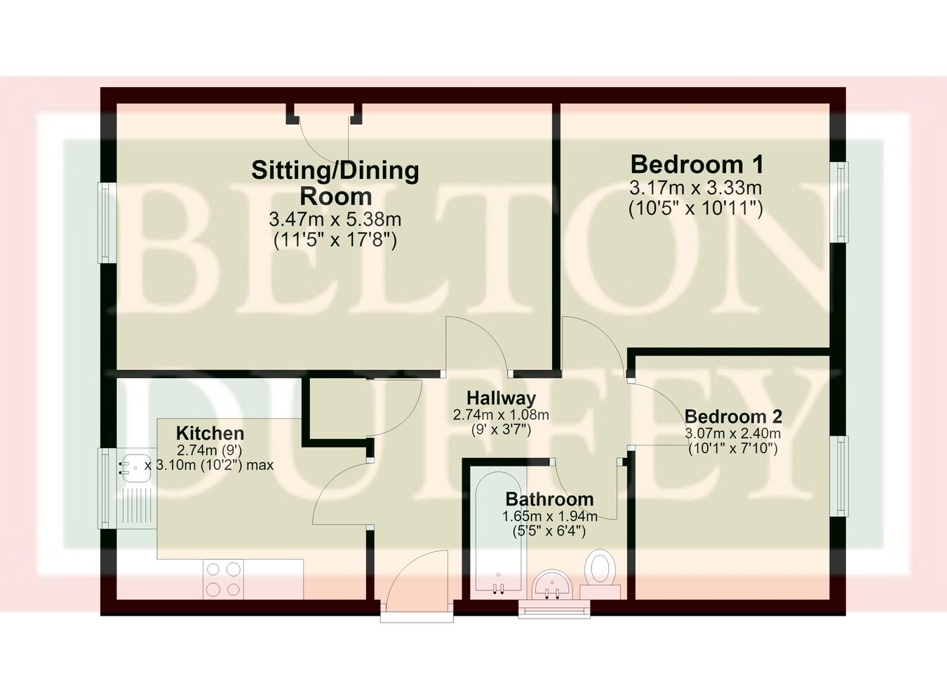 57, Temple Road, King's Lynn floorplan