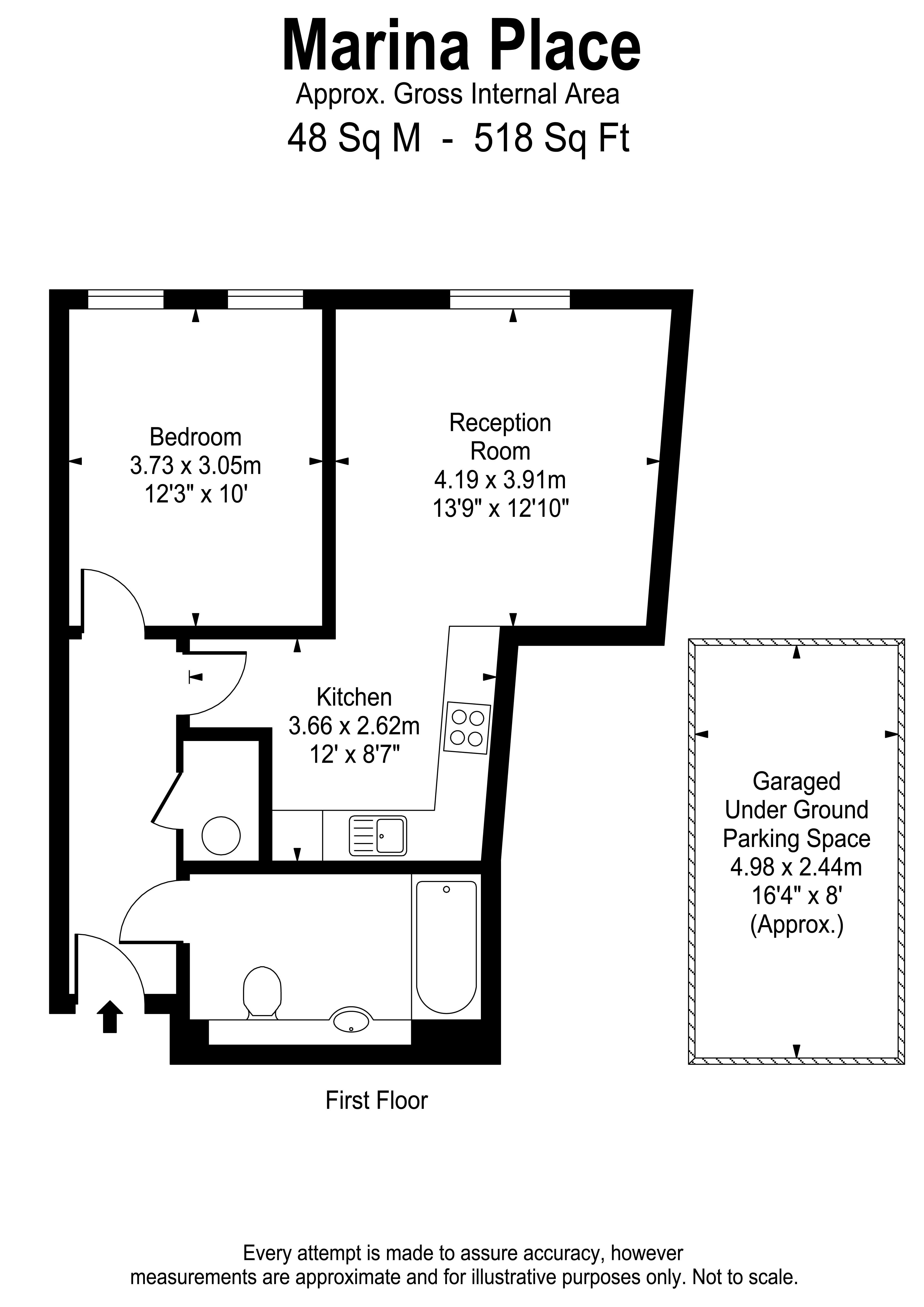 5, Marina Place, Hampton Wick floorplan