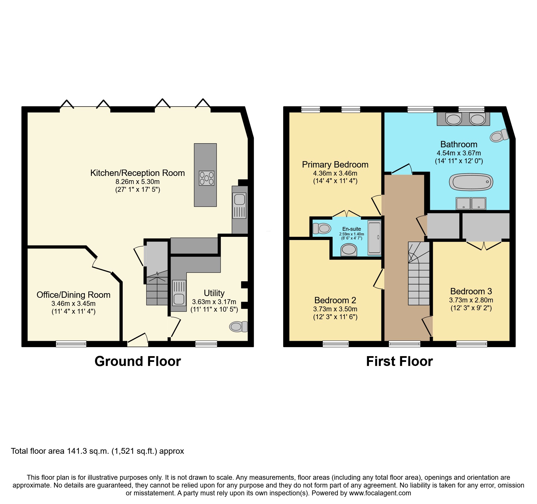 3, Pemberton Road, East Molesey floorplan