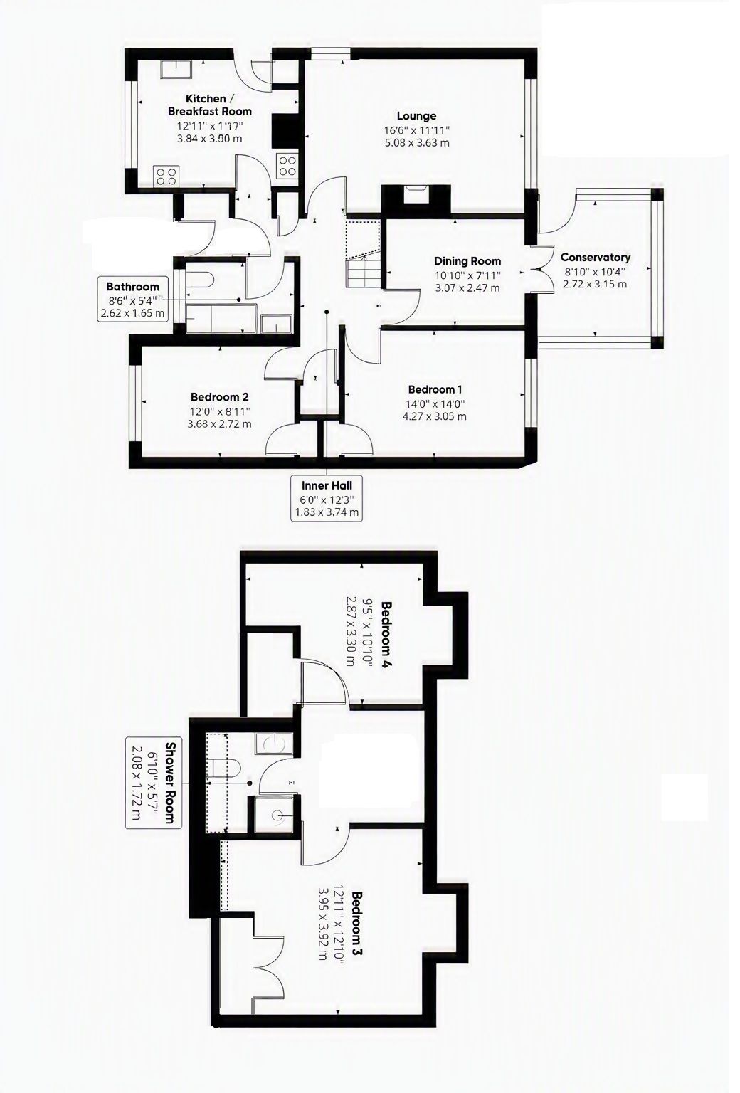 1, Treworval Farm Bungalows, Falmouth floorplan