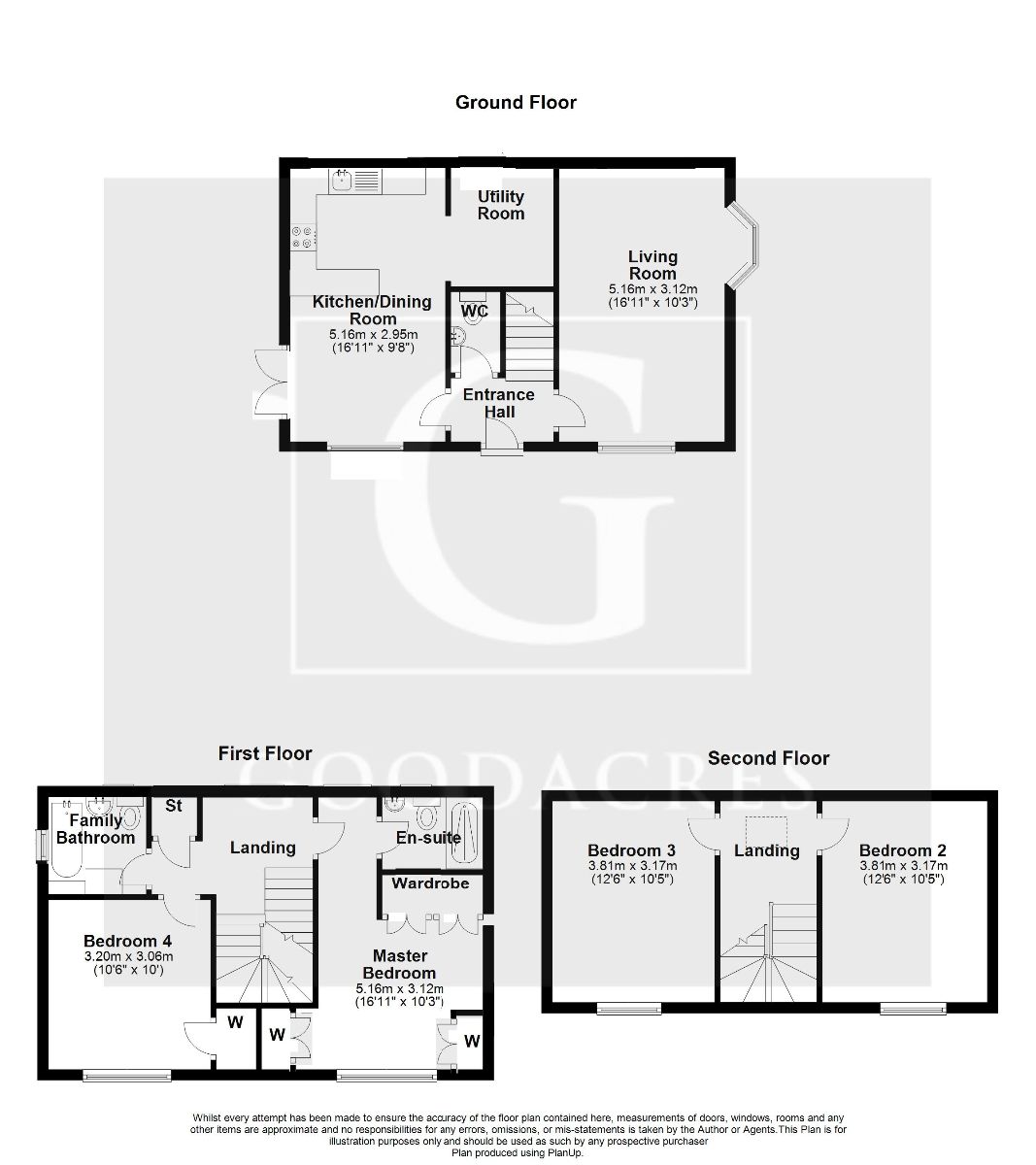 4 bed town house for sale in Langlands Road, Bedford MK41 Zoopla