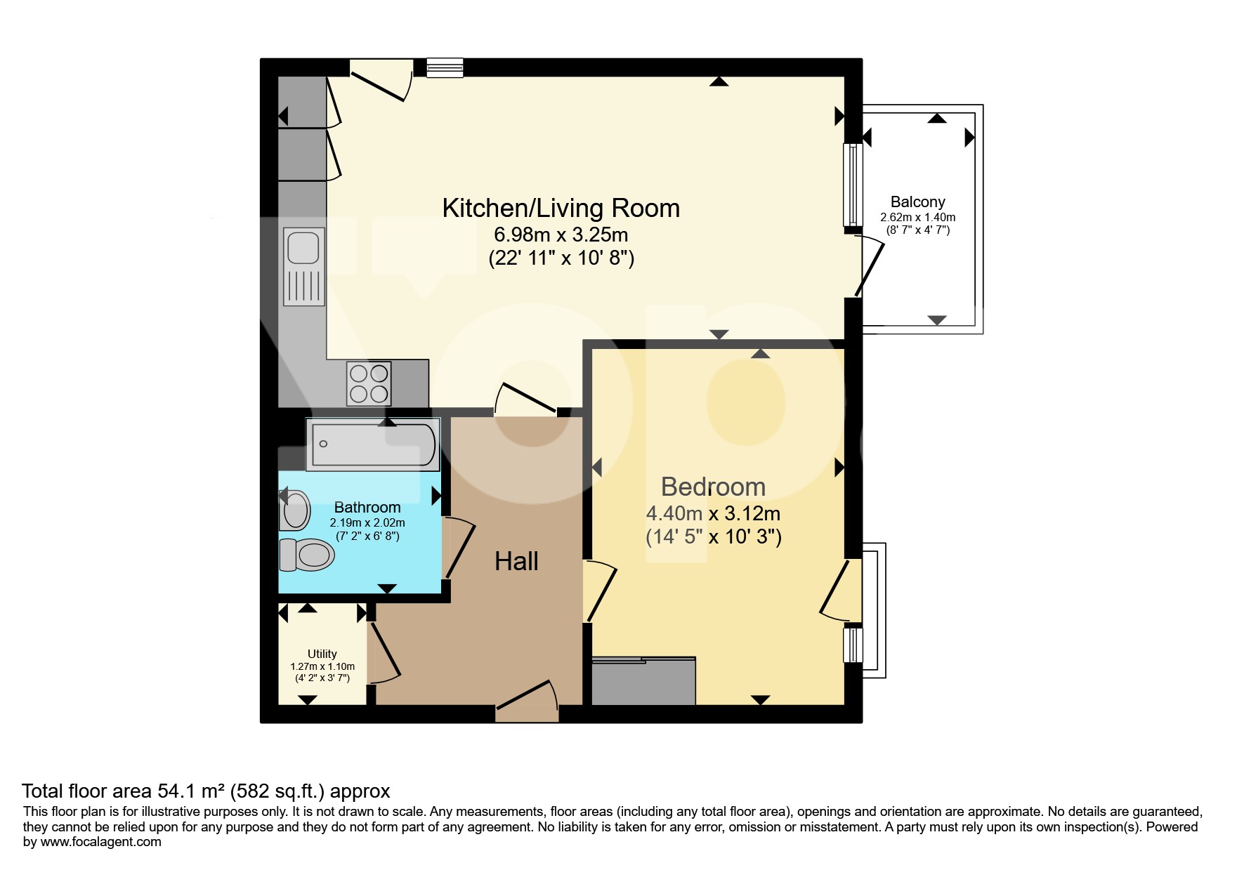 21 Aspdin House, Bazley Close, Swanscombe floorplan