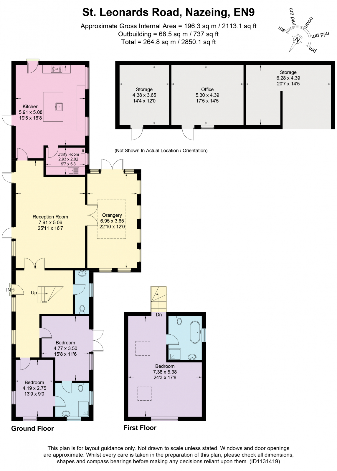 The Old Dairy, St Leonards Road, Nazeing floorplan