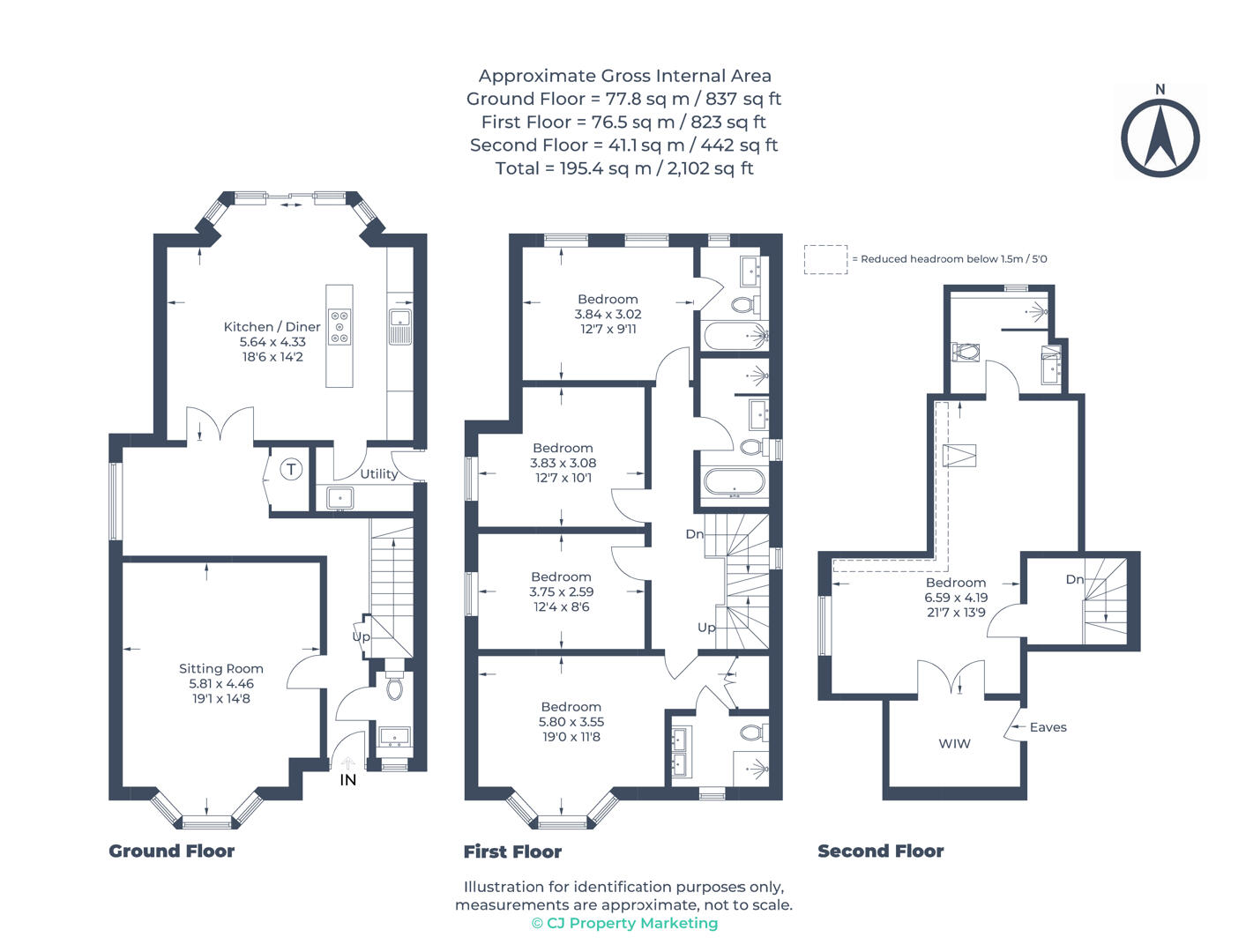 48, Castle Hill, Maidenhead floorplan