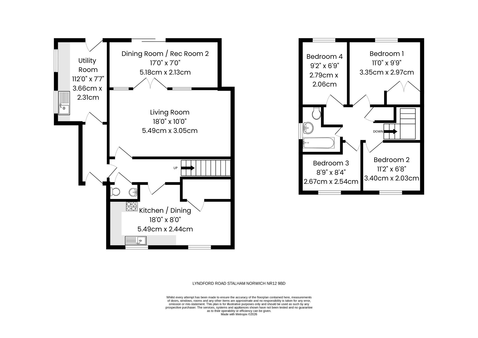 46, Lyndford Road, Norwich floorplan