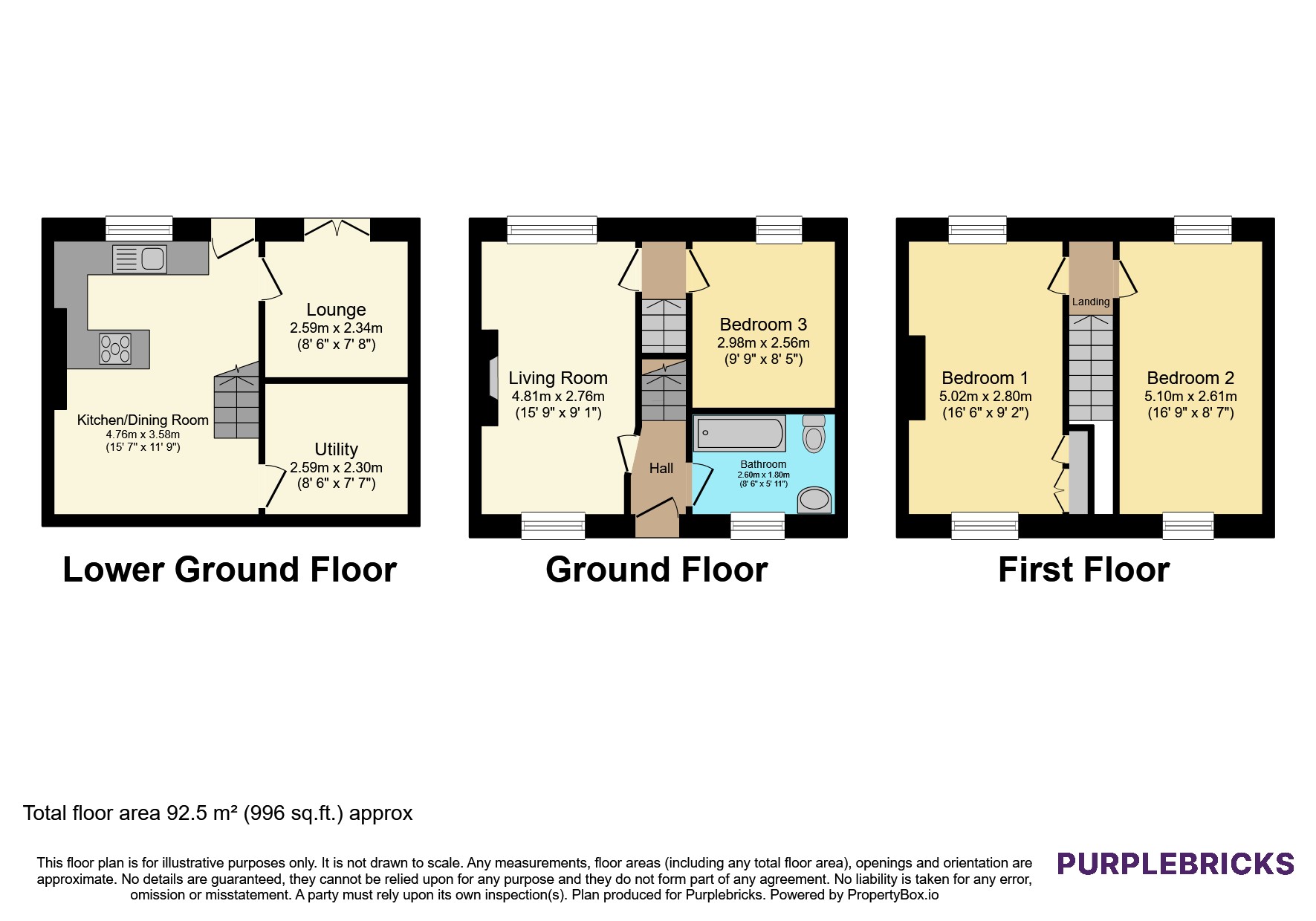 25, Caernarfon Road, Y Felinheli floorplan