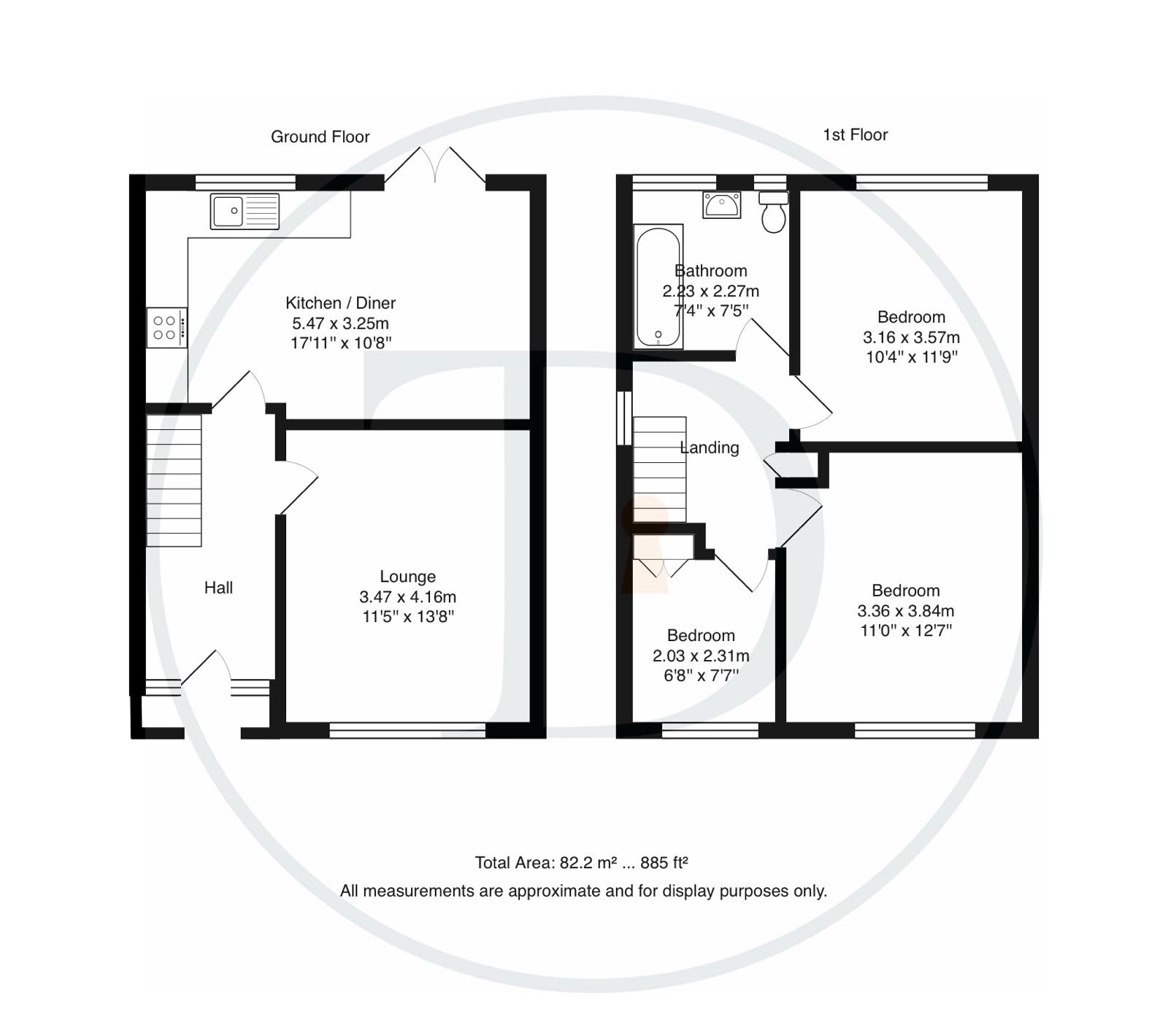 64, Oulton Close, Wirral floorplan