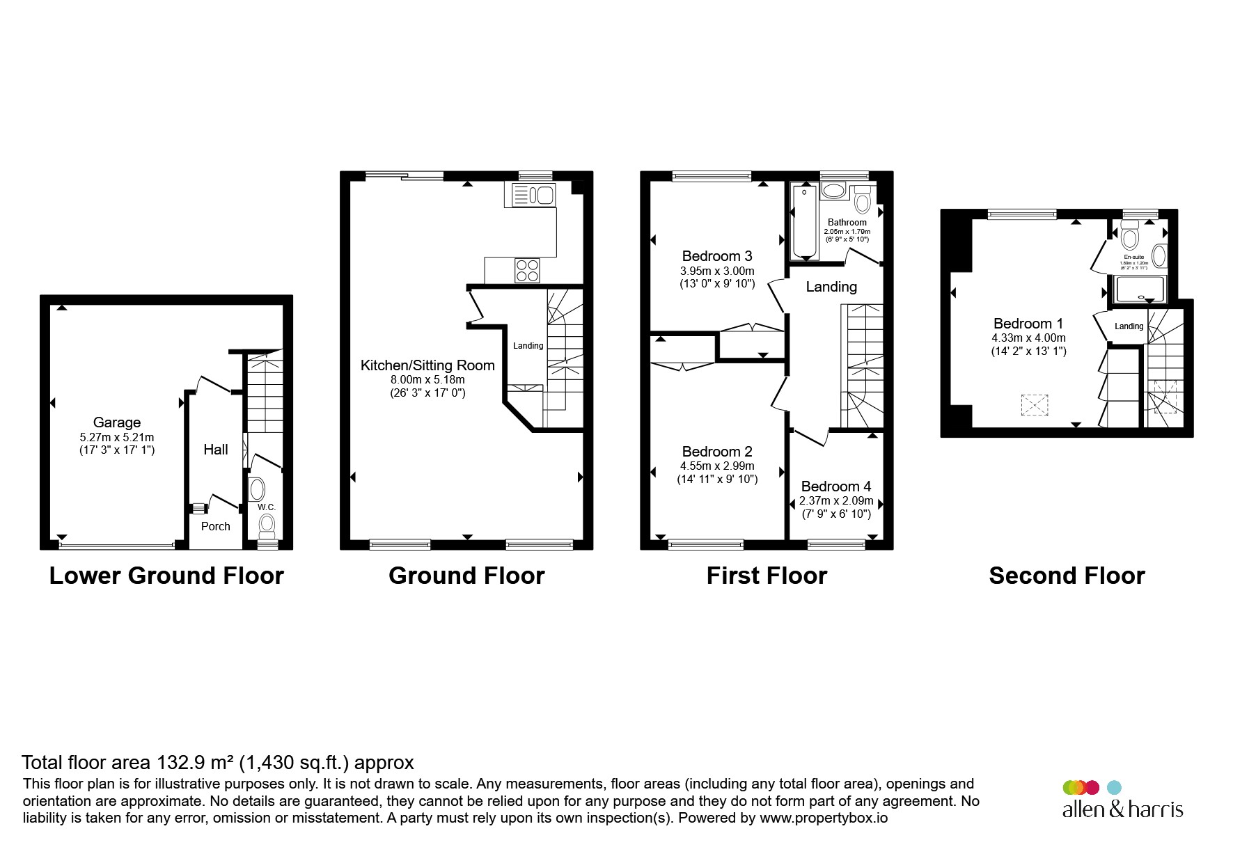 60, Solsbury Way, Bath floorplan