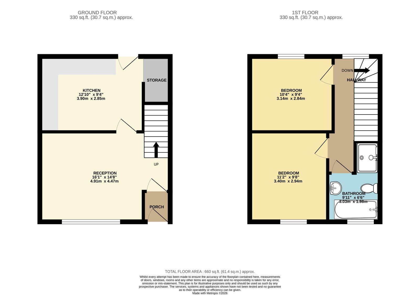 1, Abernant Road, Blackwood floorplan