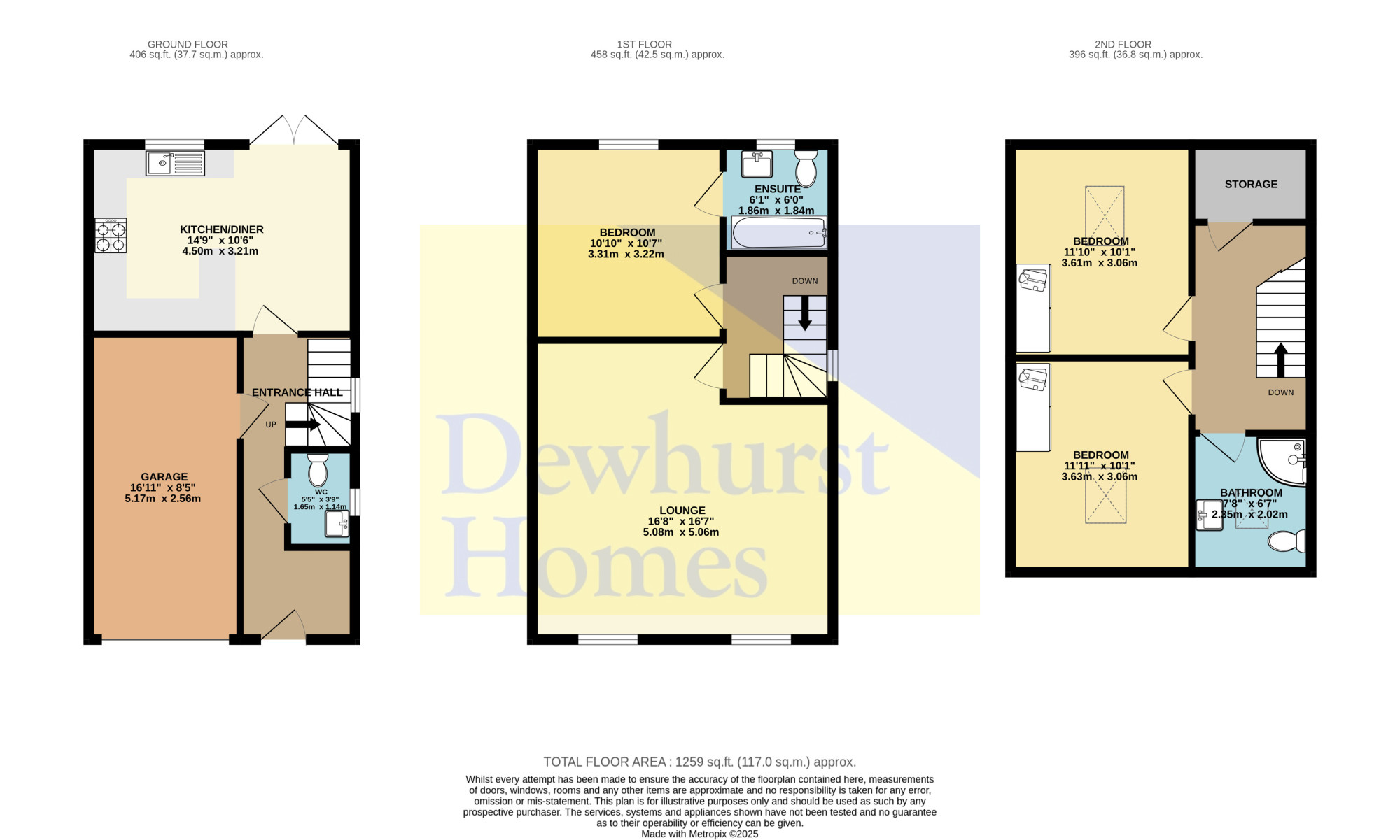 4, Alpine Heights, Garstang floorplan