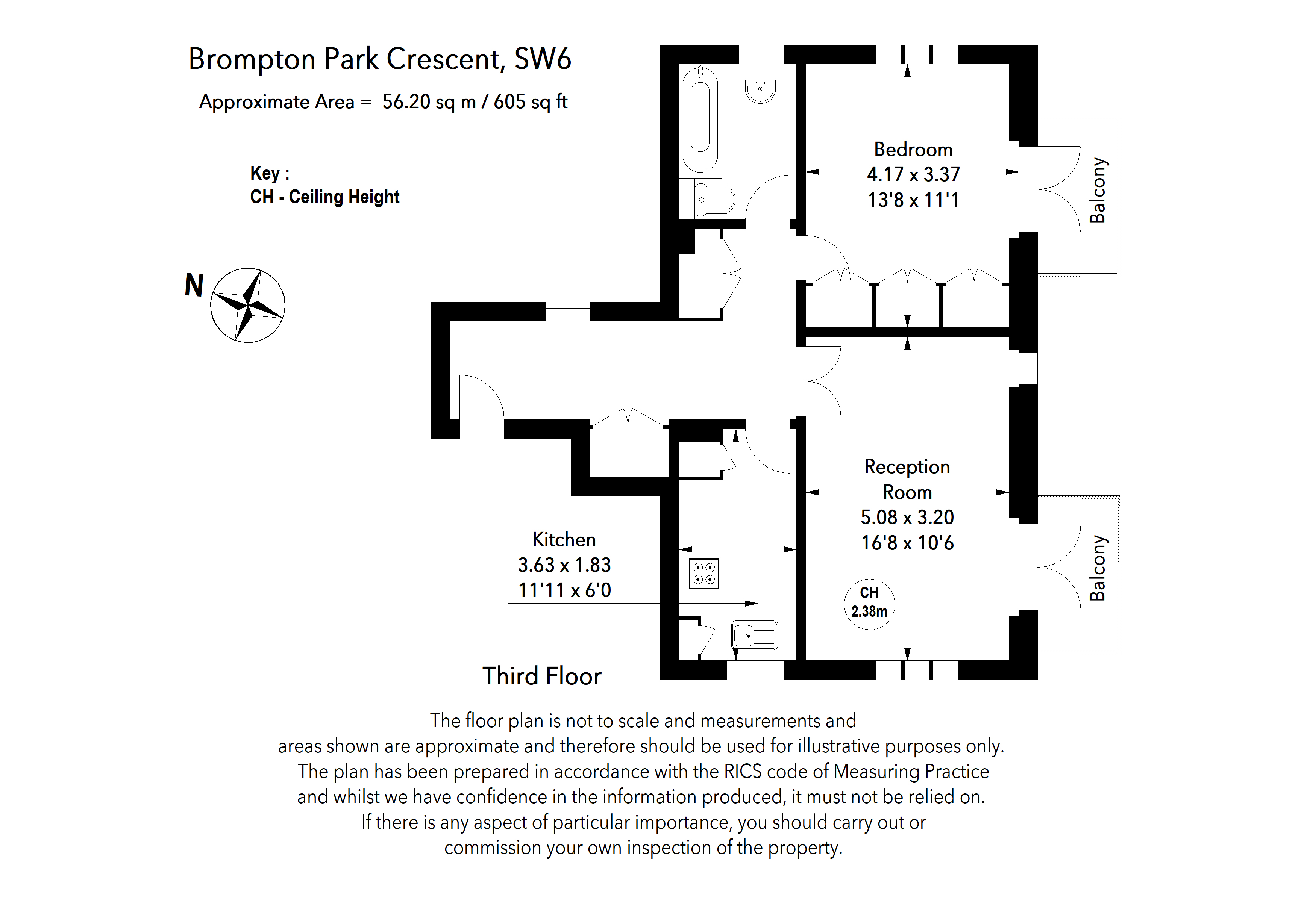 Brompton Park Crescent, London floorplan
