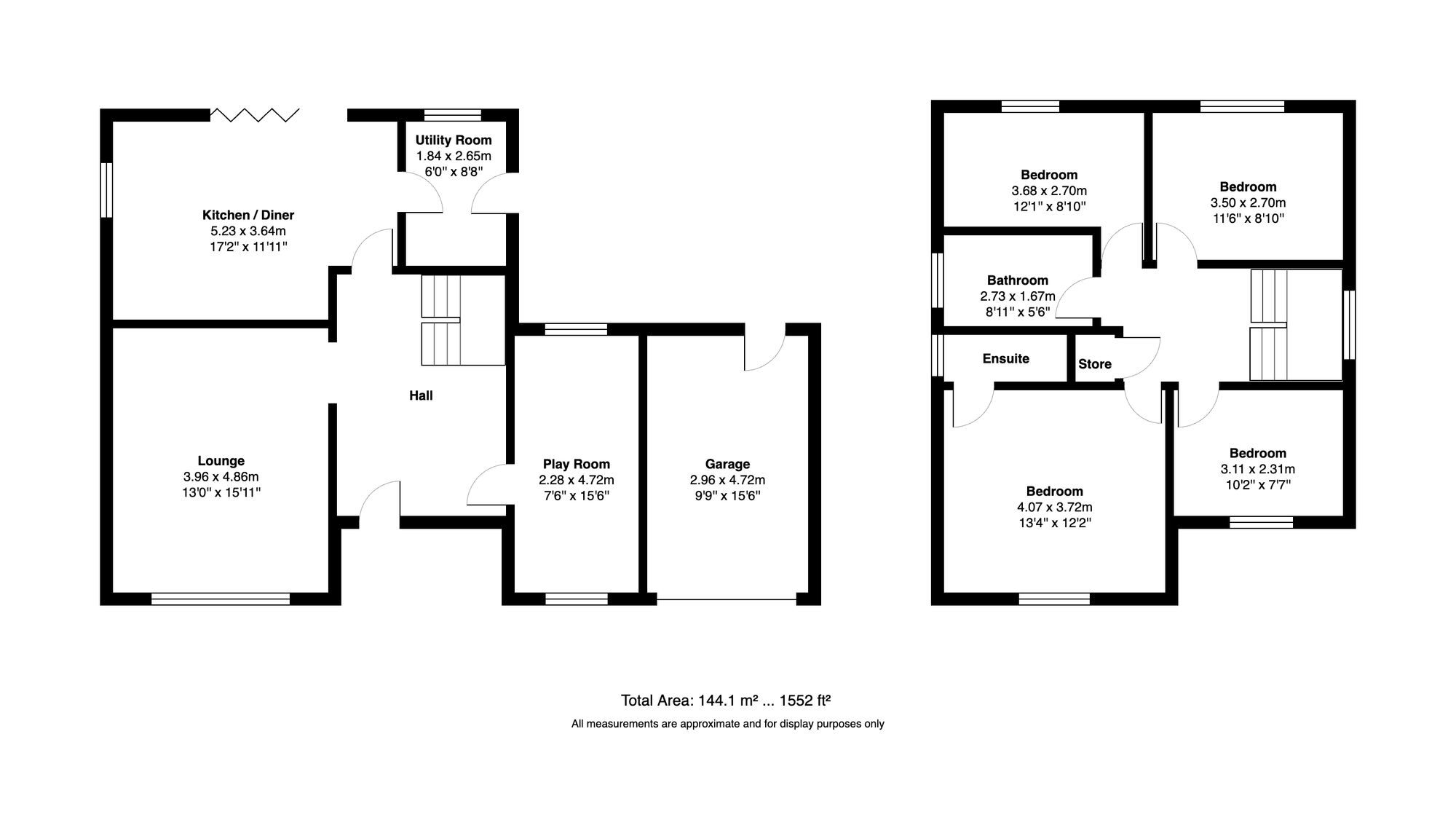 13 Thornton Close, Ormskirk floorplan