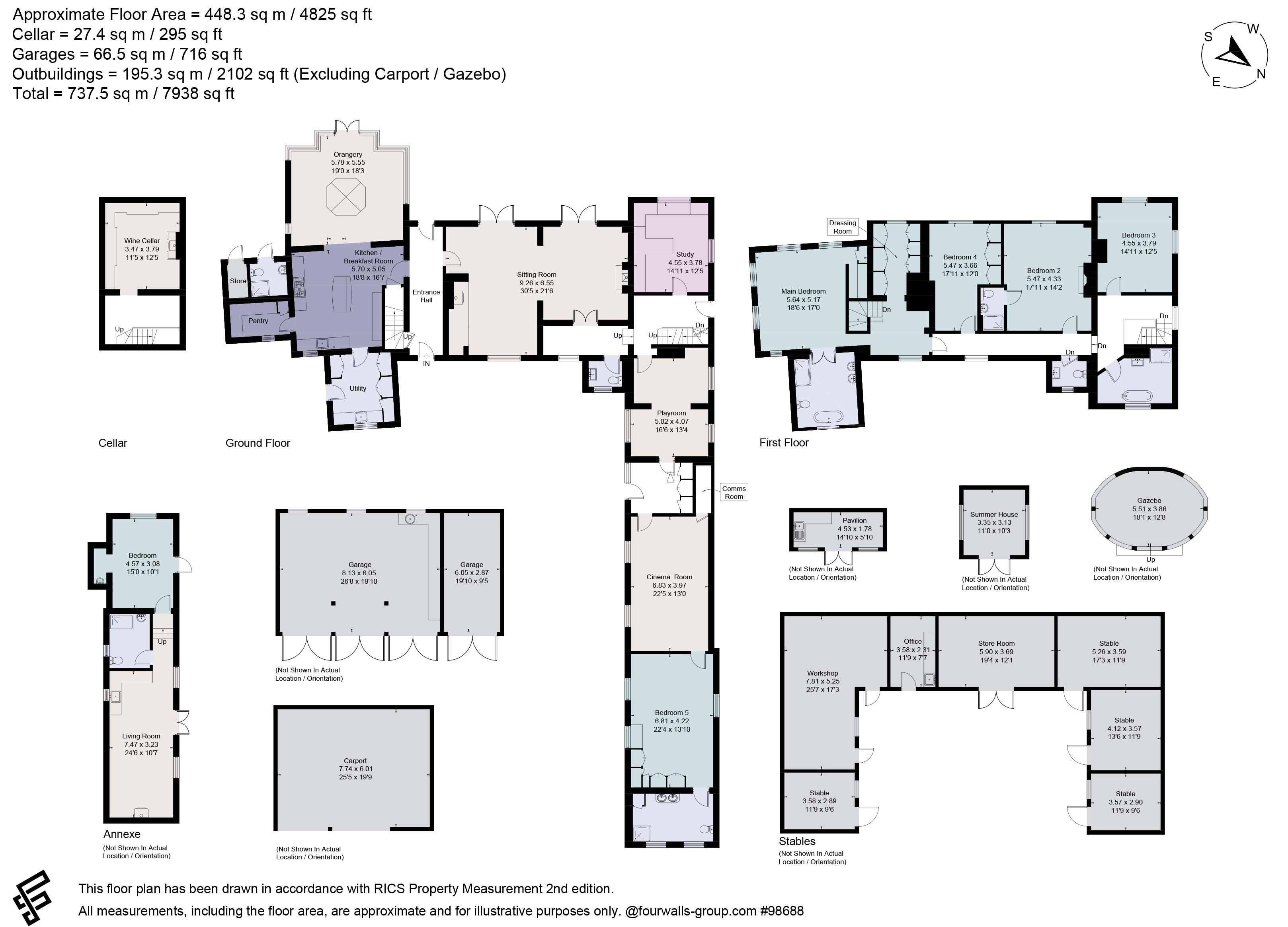 Sisservernes Farm,, Rabley Heath Road, Hertfordshire floorplan