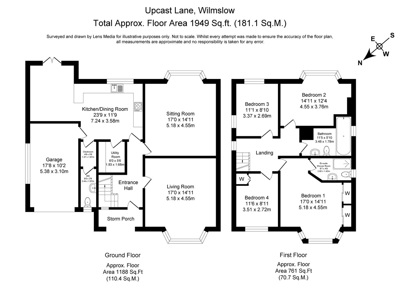 5, Upcast Lane, Wilmslow floorplan