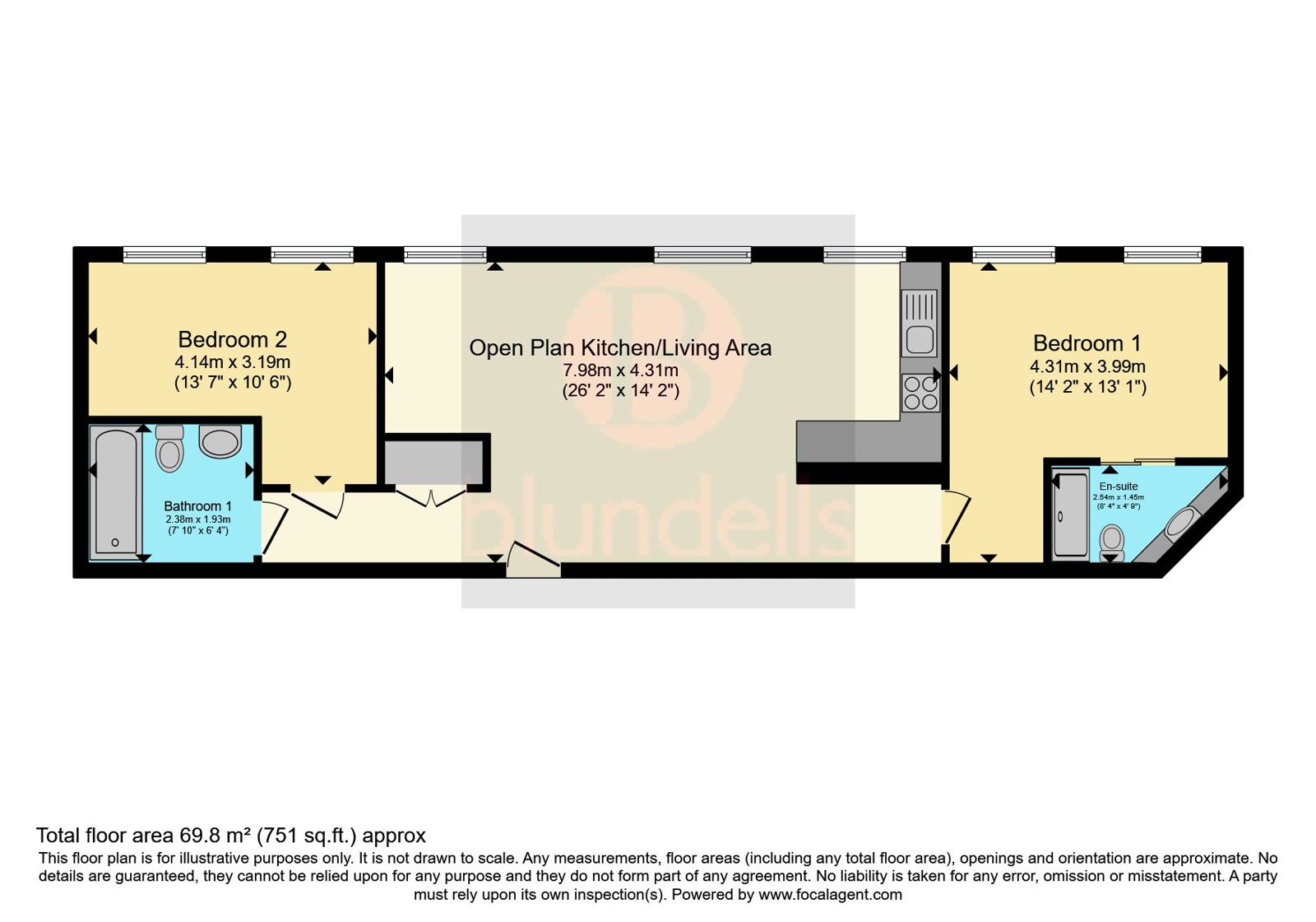 24, Queens Buildings, 55, Queen Street, South Yorkshire floorplan
