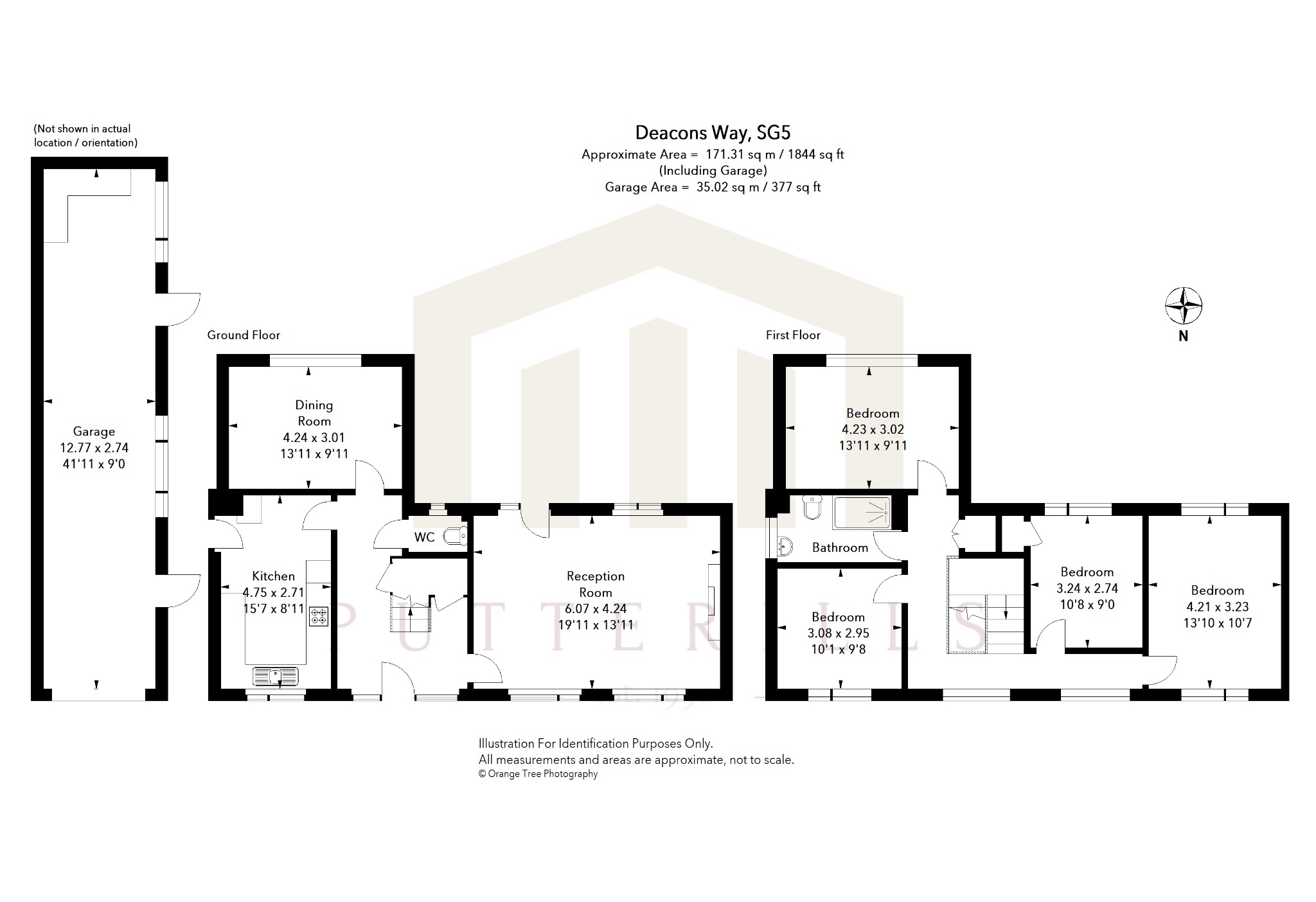 15, Deacons Way, Hitchin floorplan