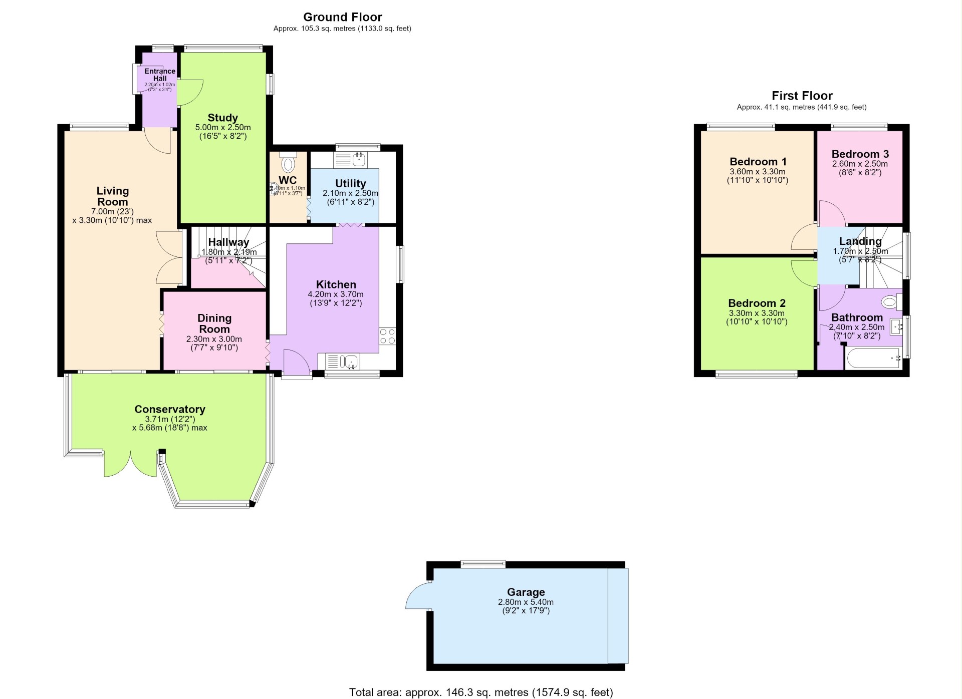 3, Bassett Grove, Wigan floorplan
