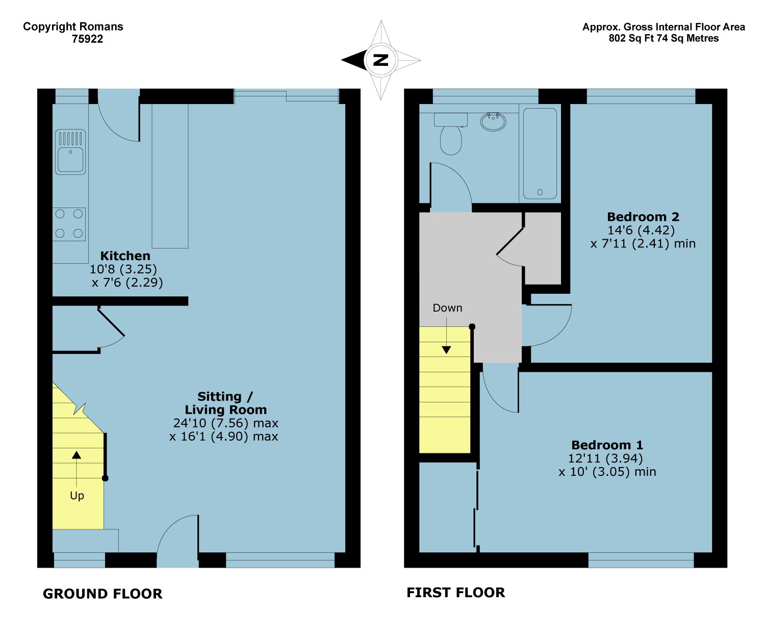 2 Bedrooms End terrace house for sale in Eton Place, Farnham, Surrey GU9