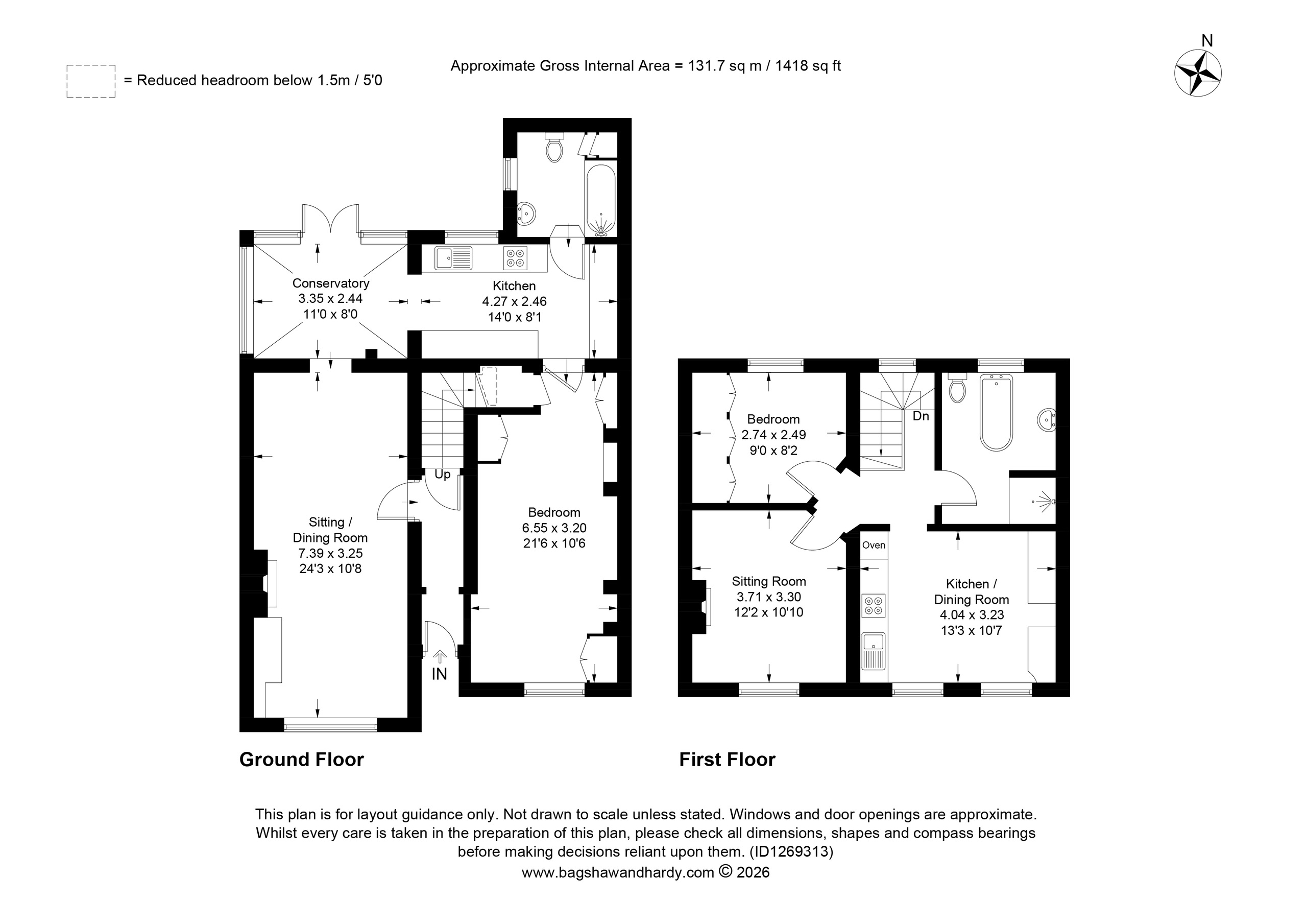 Ladbroke Cottage, Sevenoaks floorplan