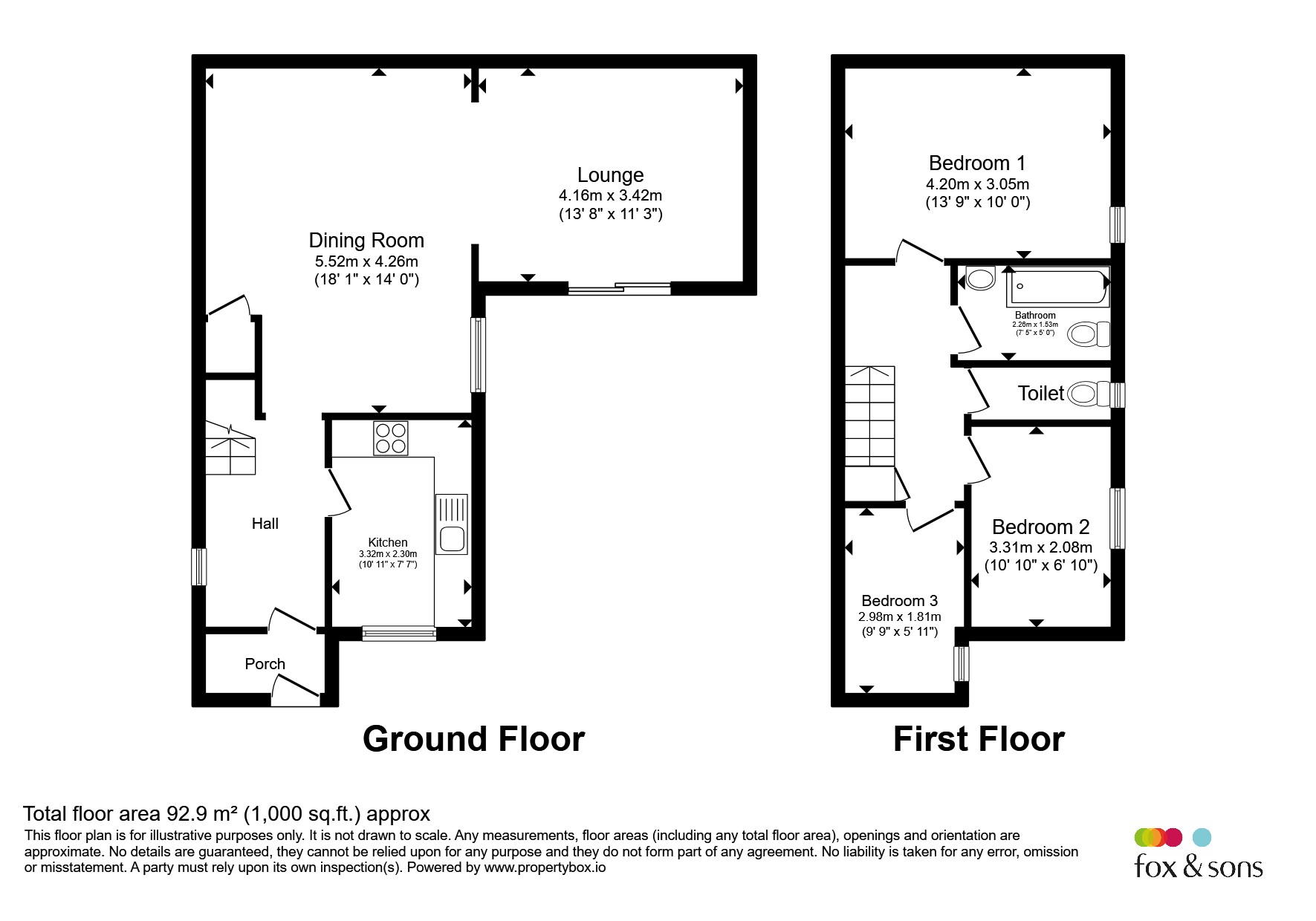 14, Gardner Close, Eastbourne floorplan
