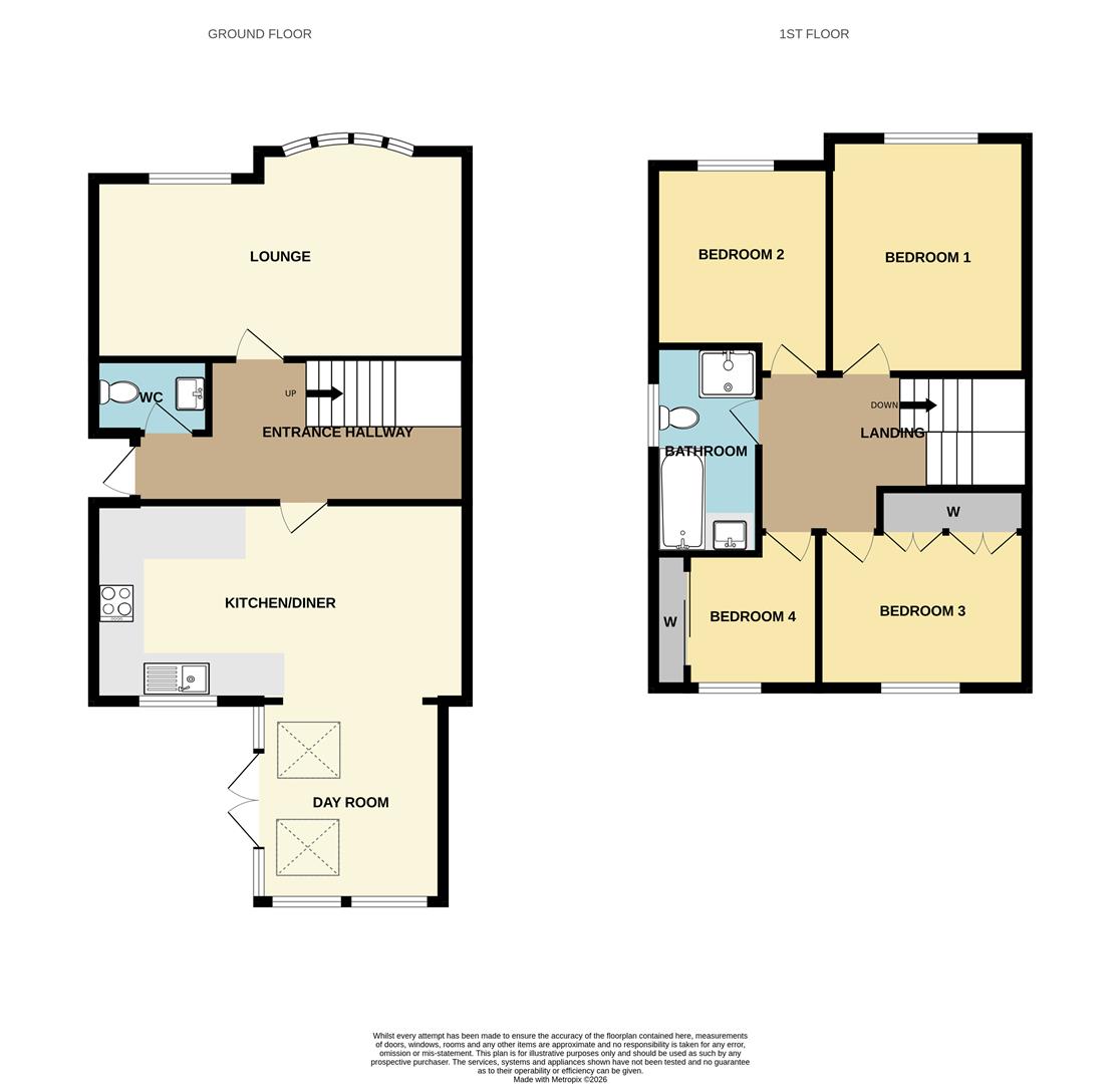 76, Burton Road, Cottingham floorplan