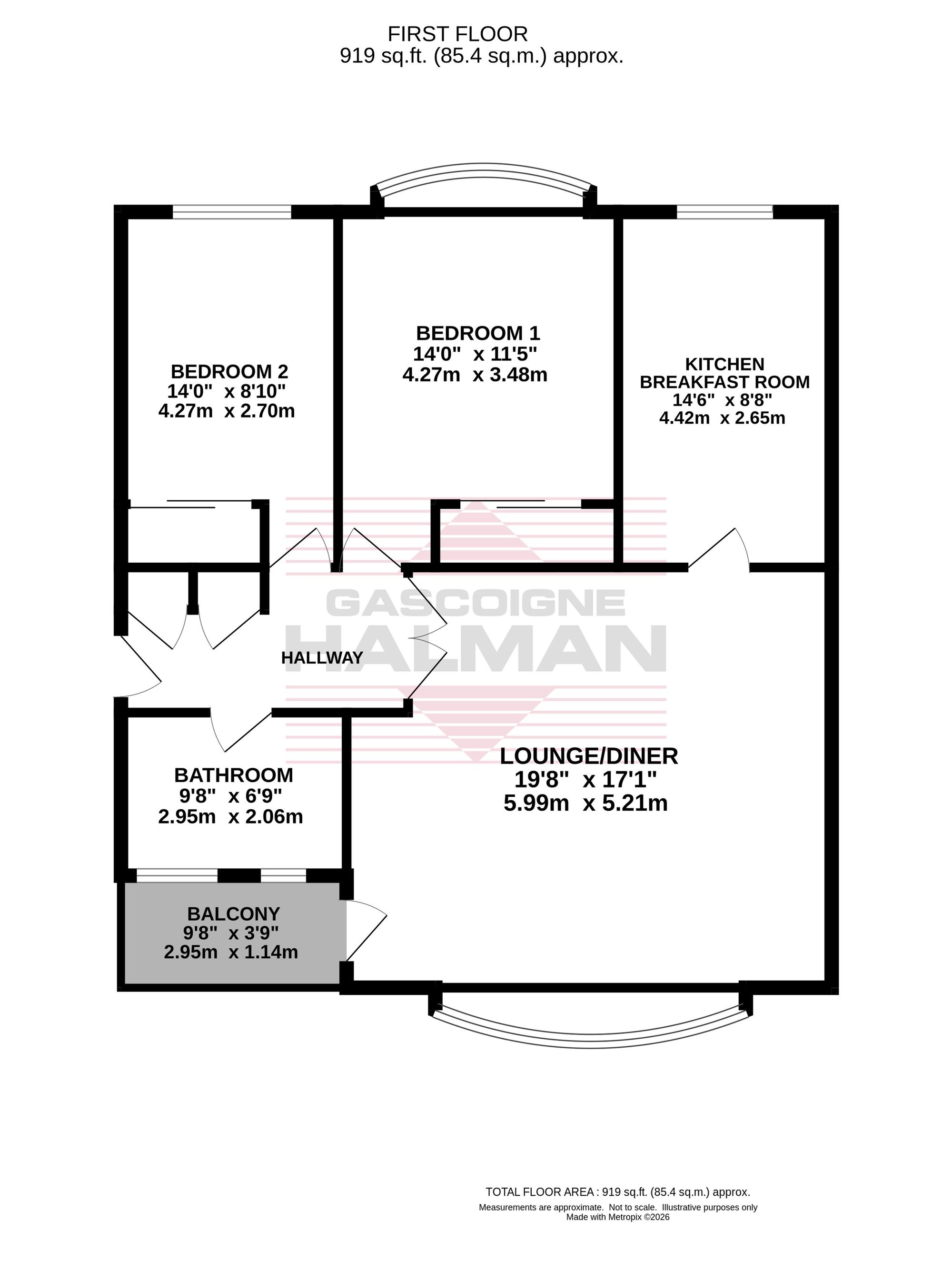 9 Dinglewood, Stockport floorplan