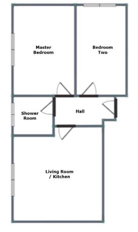 11 Mount View Apartments, John Street, Cannock floorplan